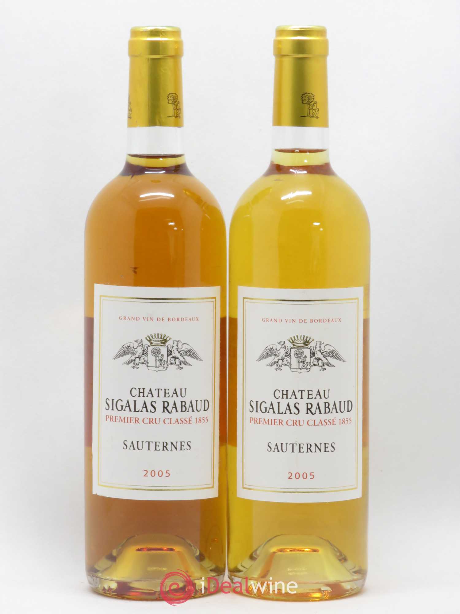 Château Sigalas Rabaud 1er Grand Cru Classé (senza prezzo di riserva) 2005 - Lotto di 2 bottiglie - 0
