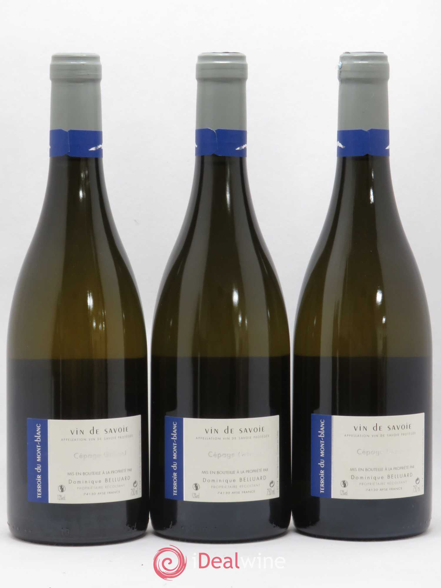 Vin de Savoie Le Feu Domaine Belluard  (sans prix de réserve) 2014 - Lot de 3 bouteilles - 1