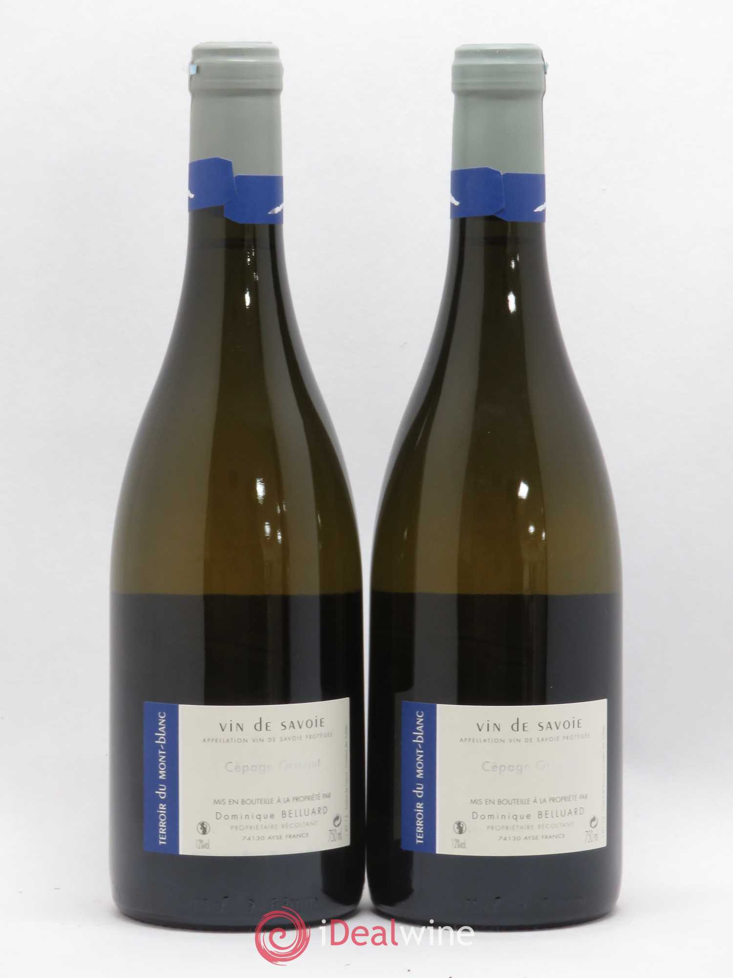 Vin de Savoie Le Feu Domaine Belluard  (sans prix de réserve) 2015 - Lot de 2 bouteilles - 1