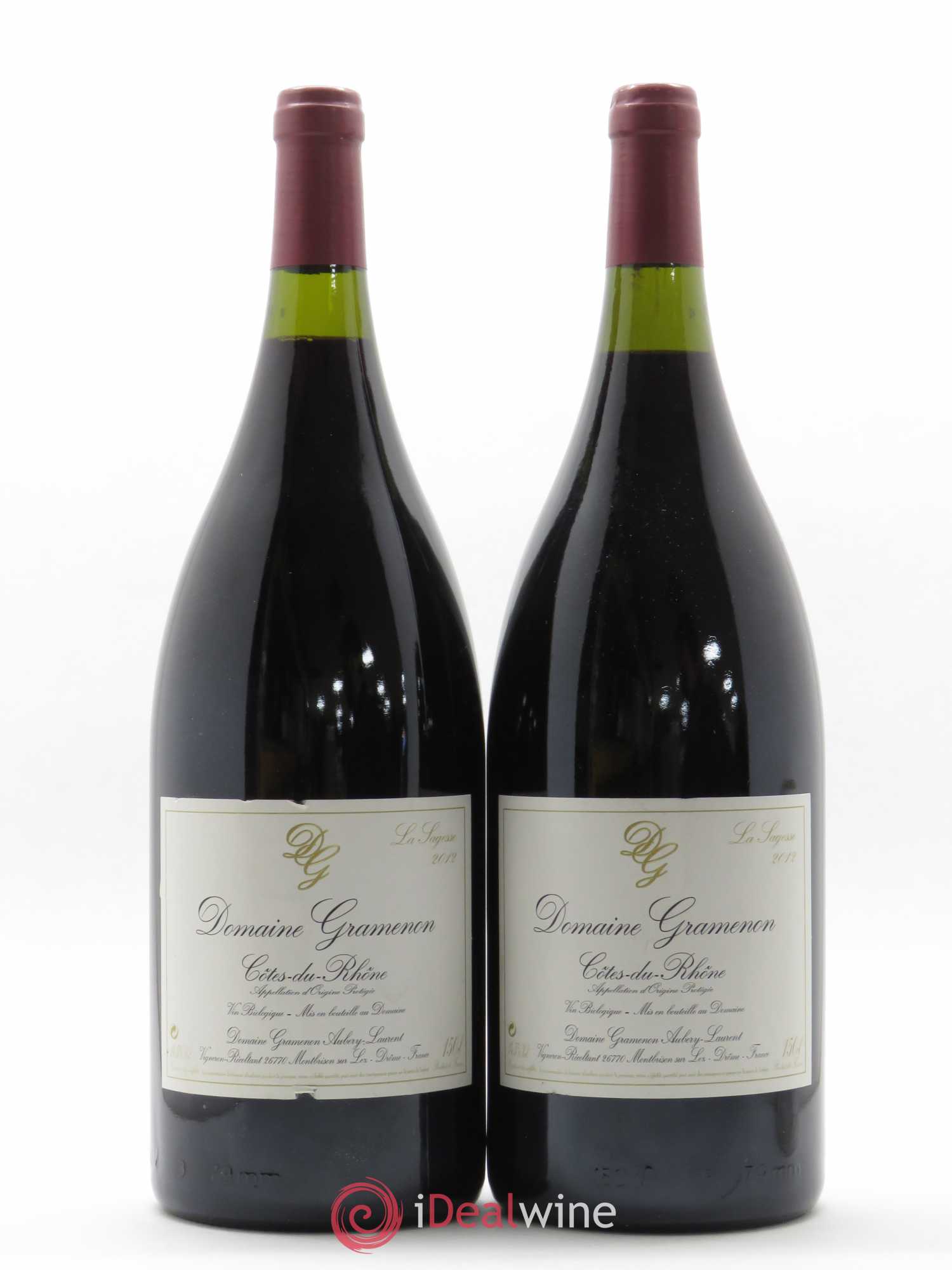 Côtes-du-Rhône La Sagesse Gramenon (Domaine) 2012 - Lot de 2 magnums - 0
