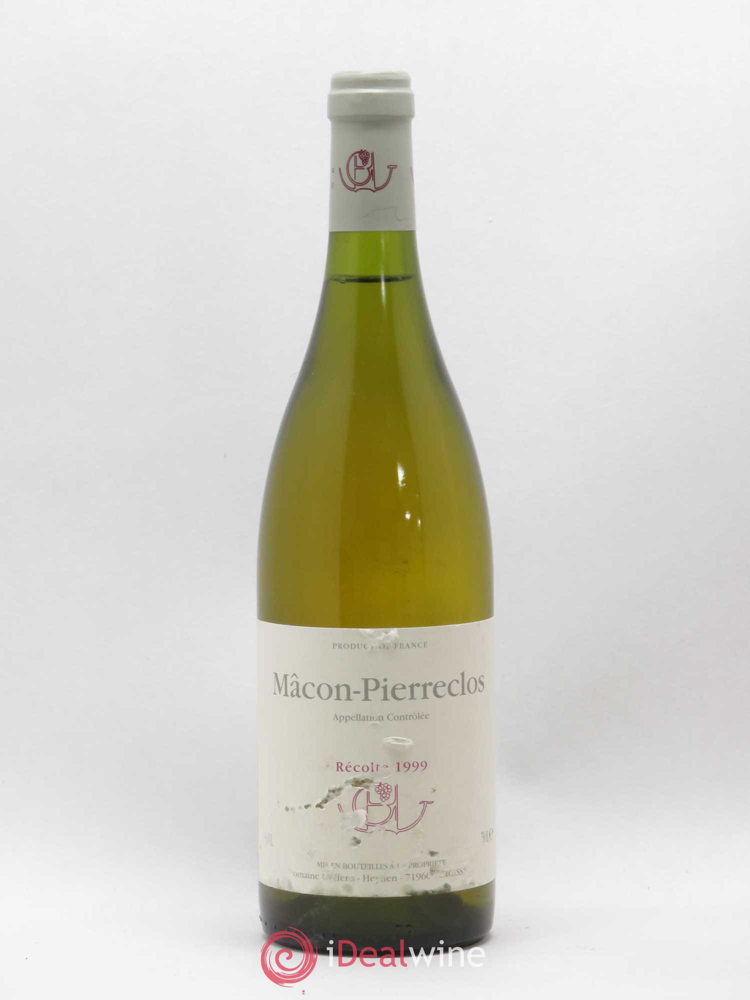 Mâcon Pierreclos Guffens-Heynen (sans prix de réserve) 1999 - Posten von 1 Flasche - 0