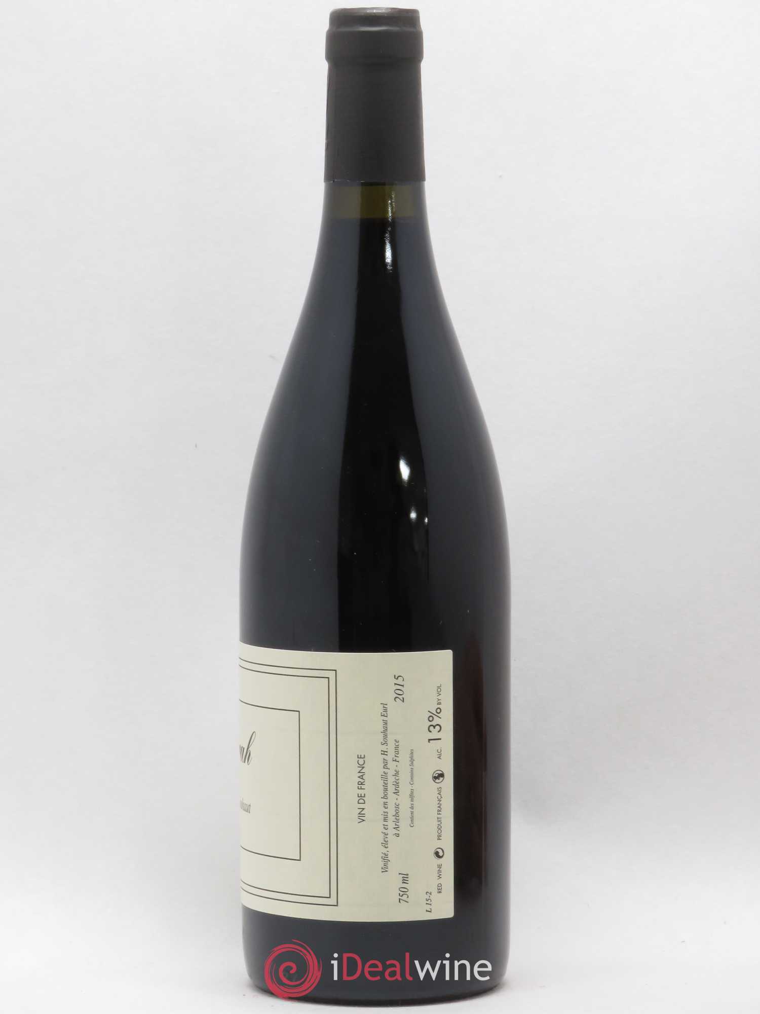 Vin de France La Souteronne Hervé Souhaut - Domaine Romaneaux-Destezet  (sans prix de réserve) 2015 - Lot de 1 bouteille - 1