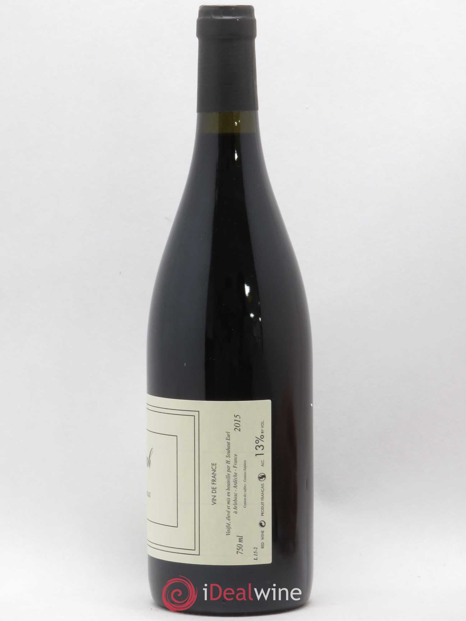 Vin de France La Souteronne Hervé Souhaut - Domaine Romaneaux-Destezet  (sans prix de réserve) 2015 - Lot de 1 bouteille - 1