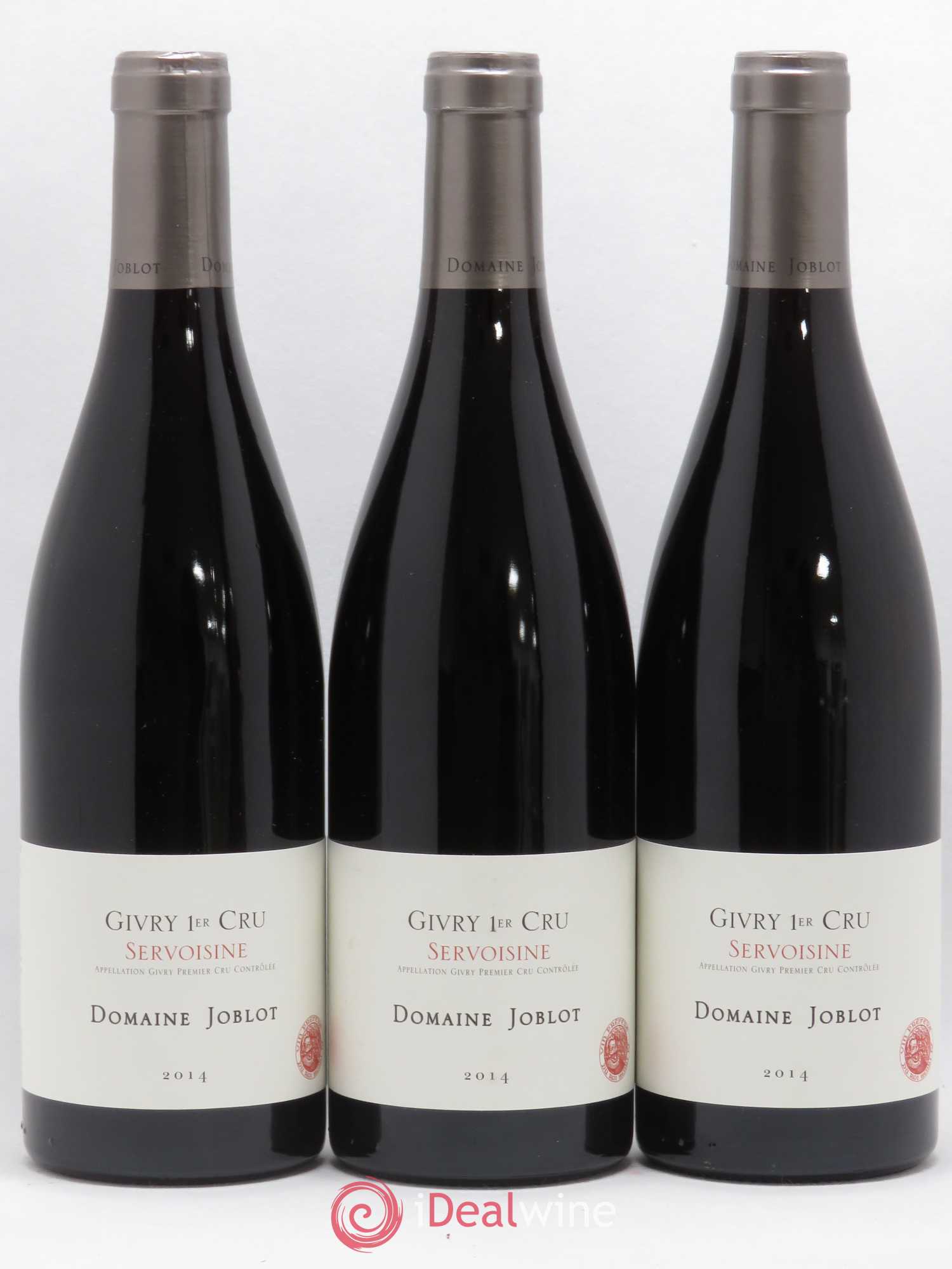 Givry 1er Cru Servoisine Joblot (Domaine) (sans prix de réserve) 2014 - Lot de 3 bouteilles - 0
