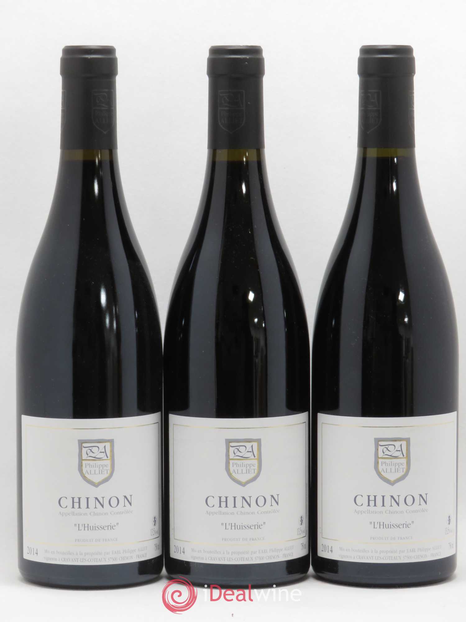 Chinon L'Huisserie Philippe Alliet (sans prix de réserve) 2014 - Lot de 3 bouteilles - 0