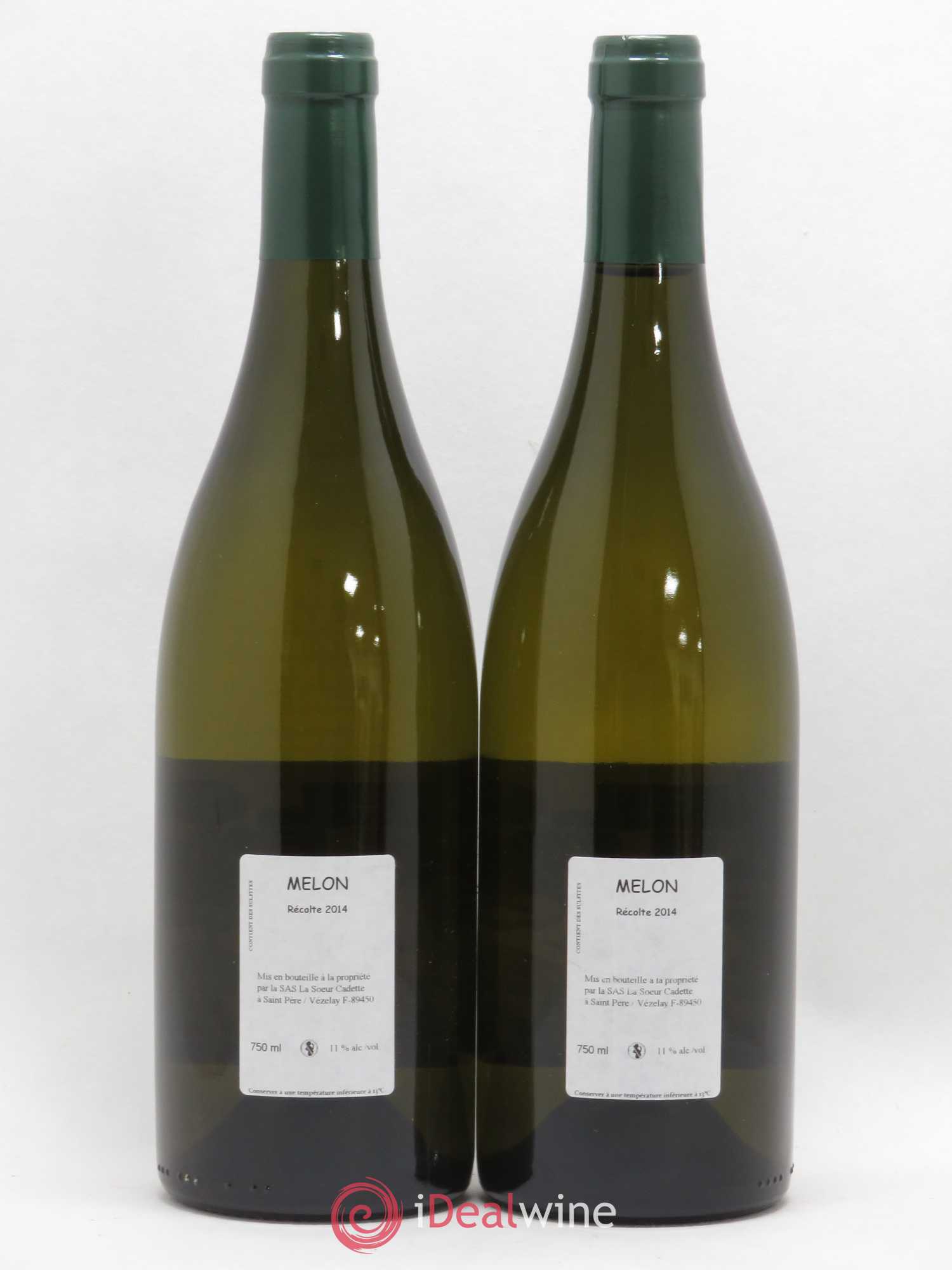 Vin de France Melon La Soeur Cadette (sans prix de réserve) 2014 - Posten von 2 Flaschen - 1