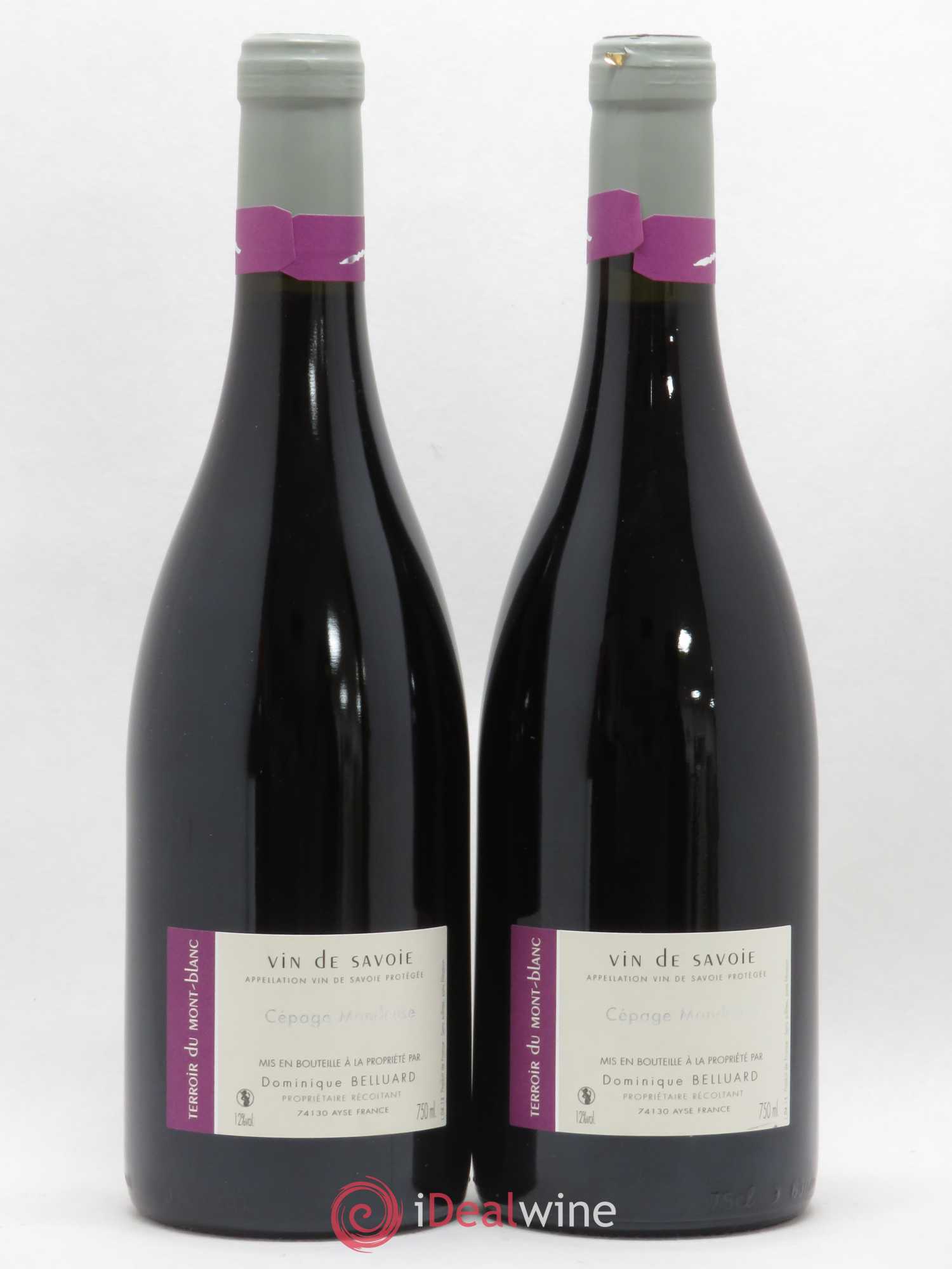 Vin de Savoie Mondeuse Domaine Belluard (sans prix de réserve) 2015 - Posten von 2 Flaschen - 1