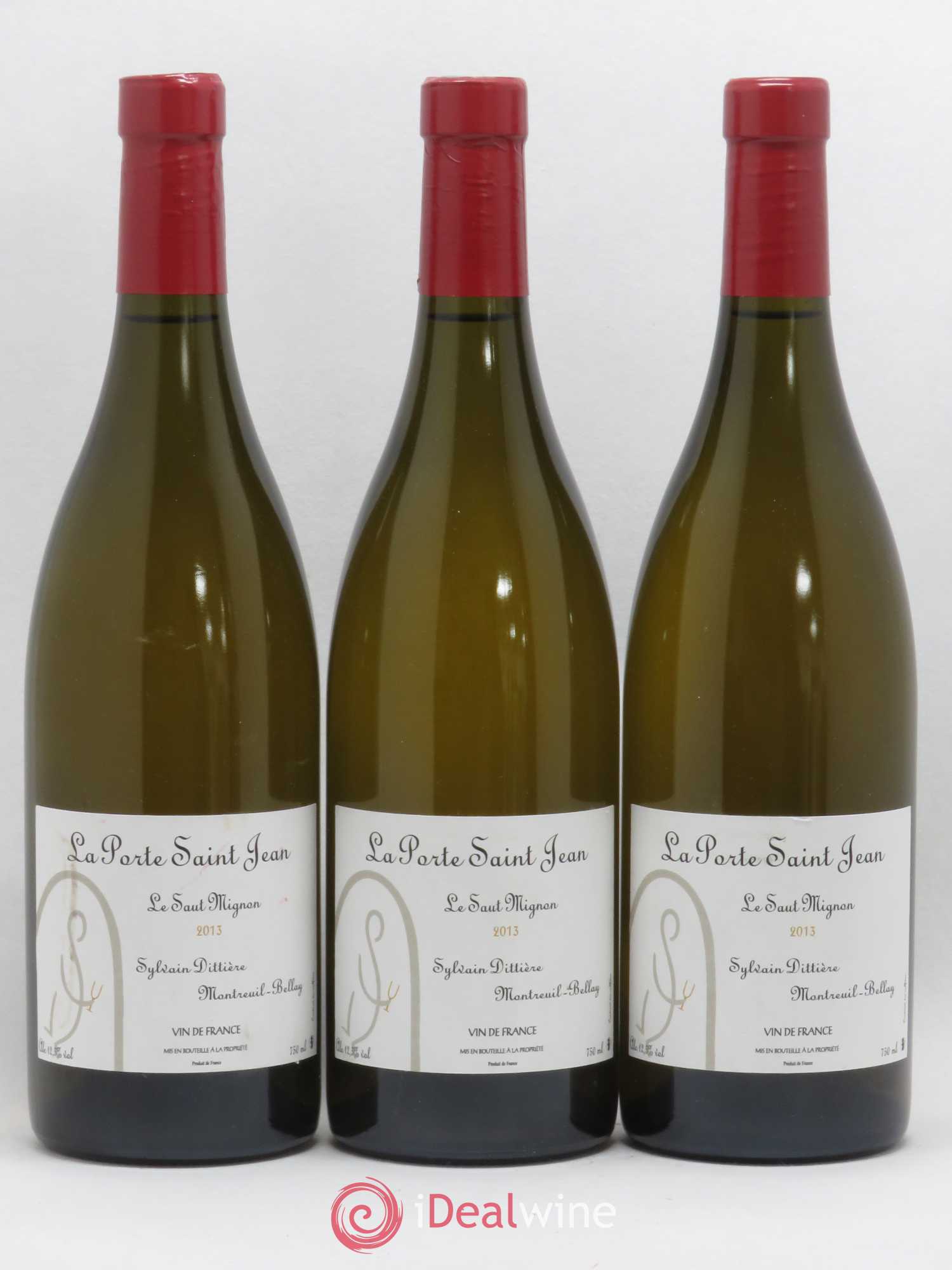 Vin de France Le Saut mignon La Porte Saint Jean (sans prix de réserve) 2013 - Posten von 3 Flaschen - 0