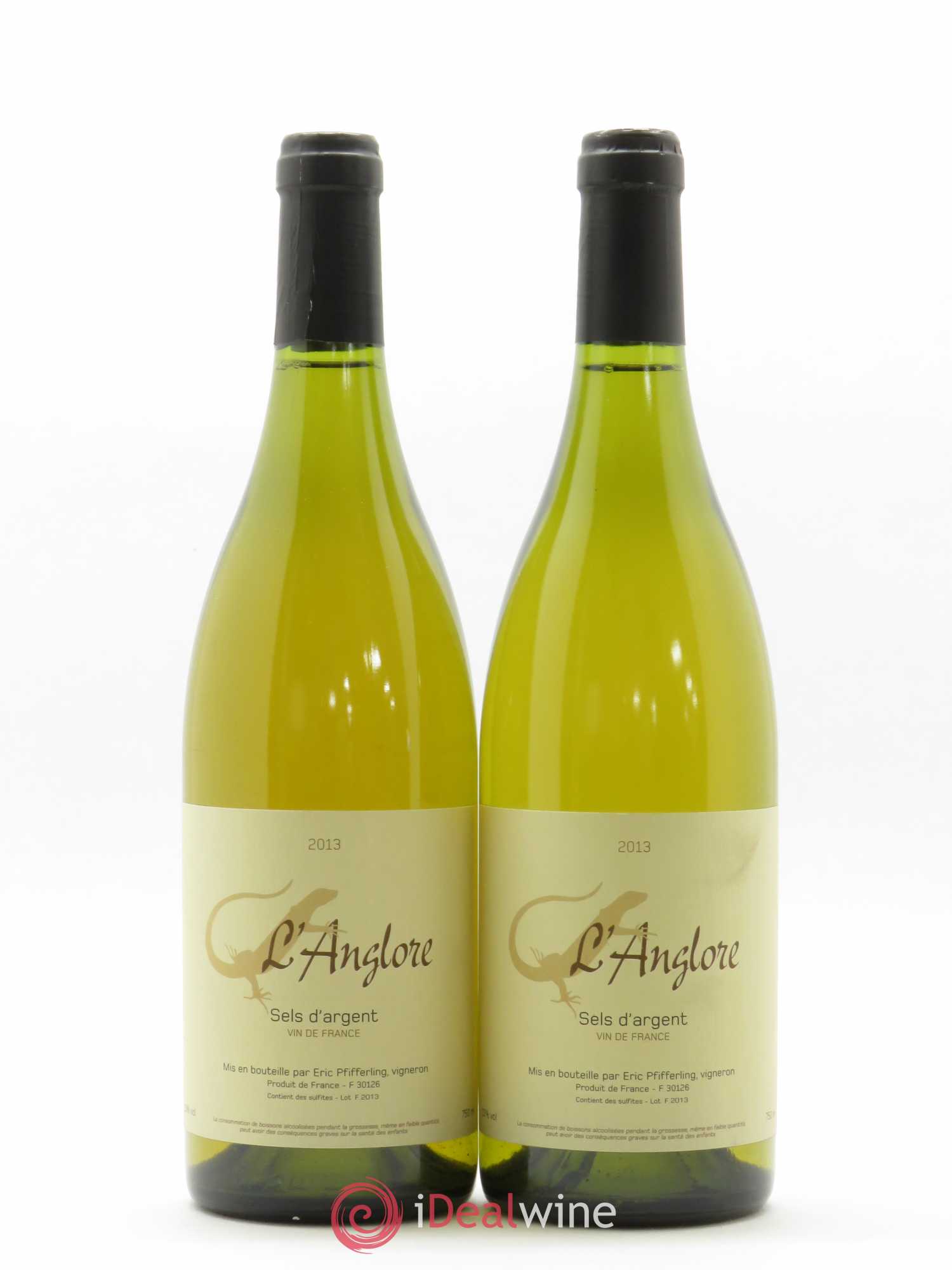 Vin de France Sels d'argent L'Anglore 2013 - Lot de 2 bouteilles - 0