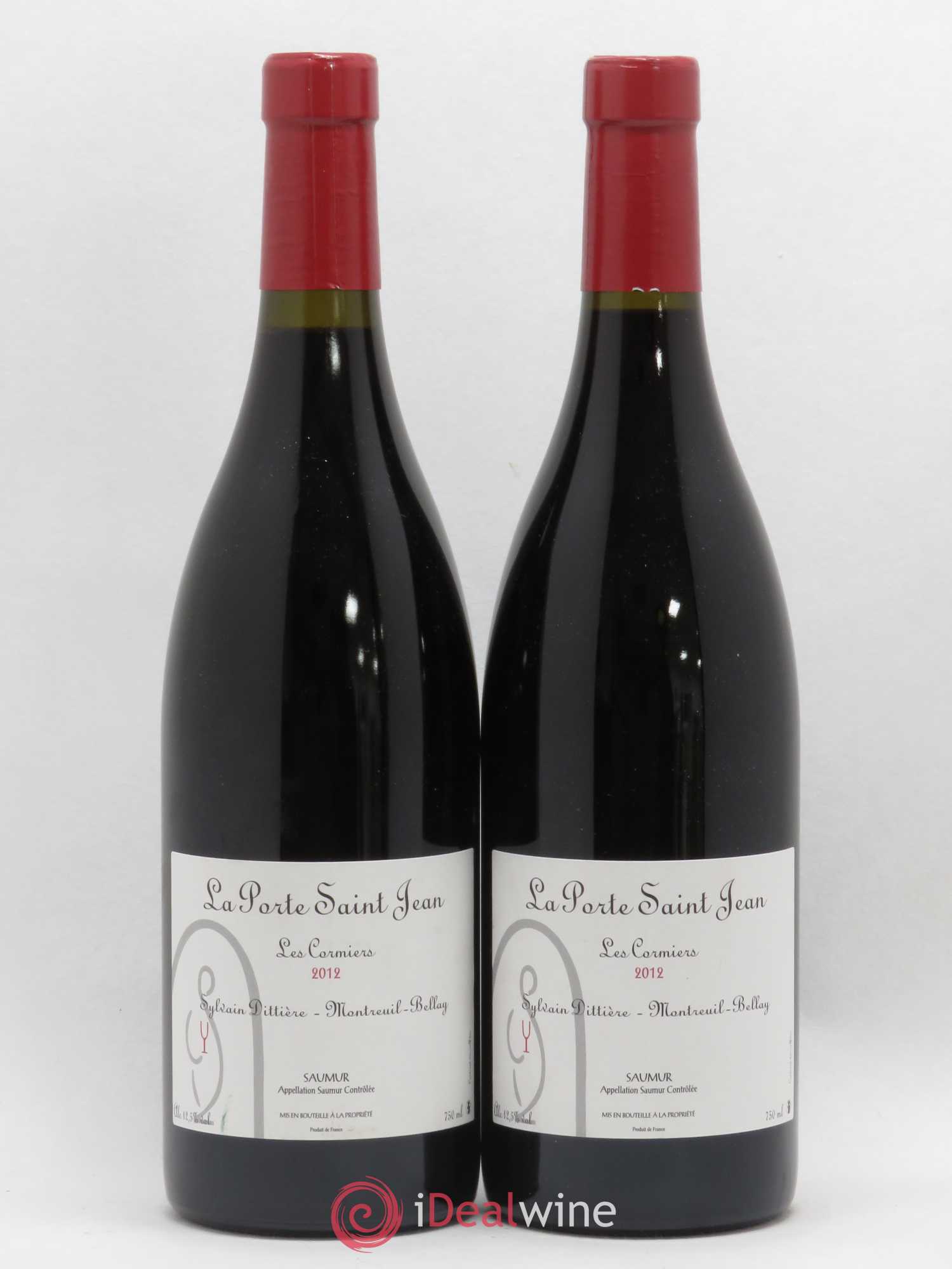 Saumur Les Cormiers La Porte Saint Jean (sans prix de réserve) 2012 - Lot de 2 bouteilles - 0