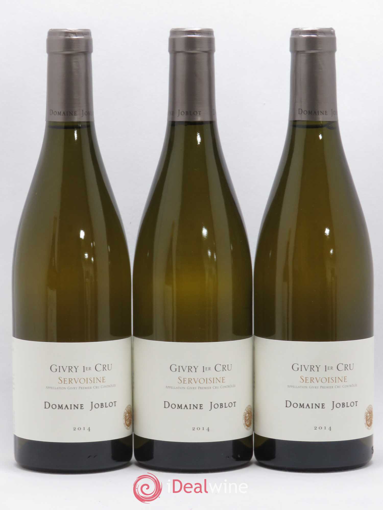 Givry 1er Cru Servoisine Joblot (Domaine) (sans prix de réserve) 2014 - Lot de 3 bouteilles - 0