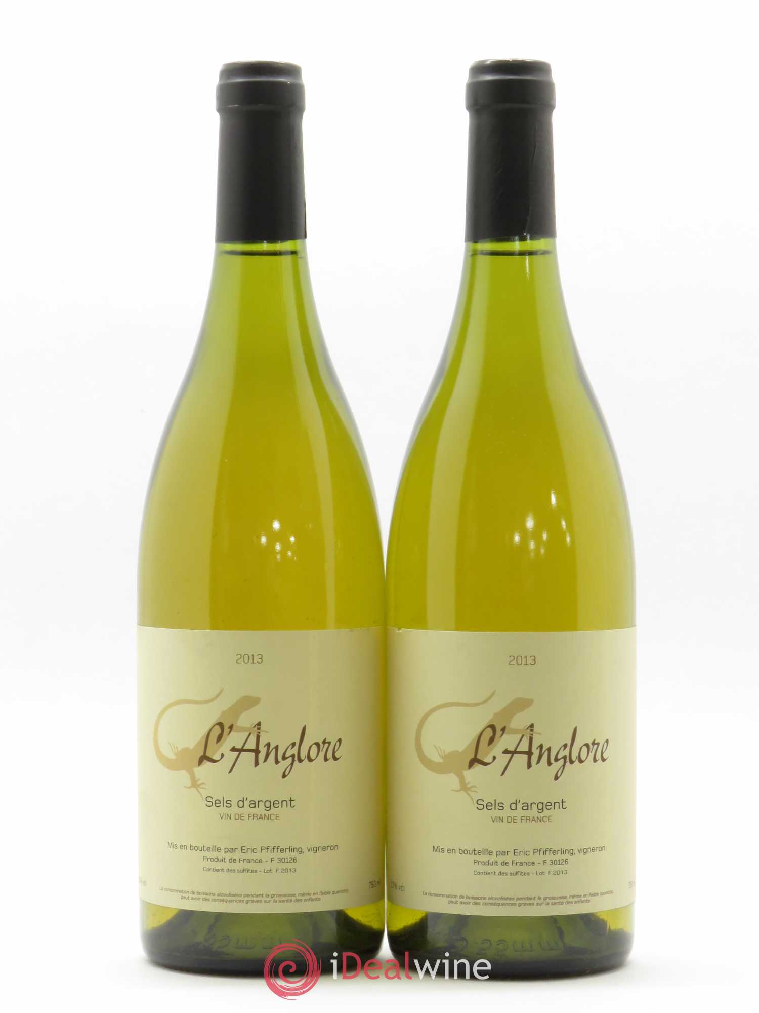 Vin de France Sels d'argent L'Anglore 2013 - Lot de 2 bouteilles - 0
