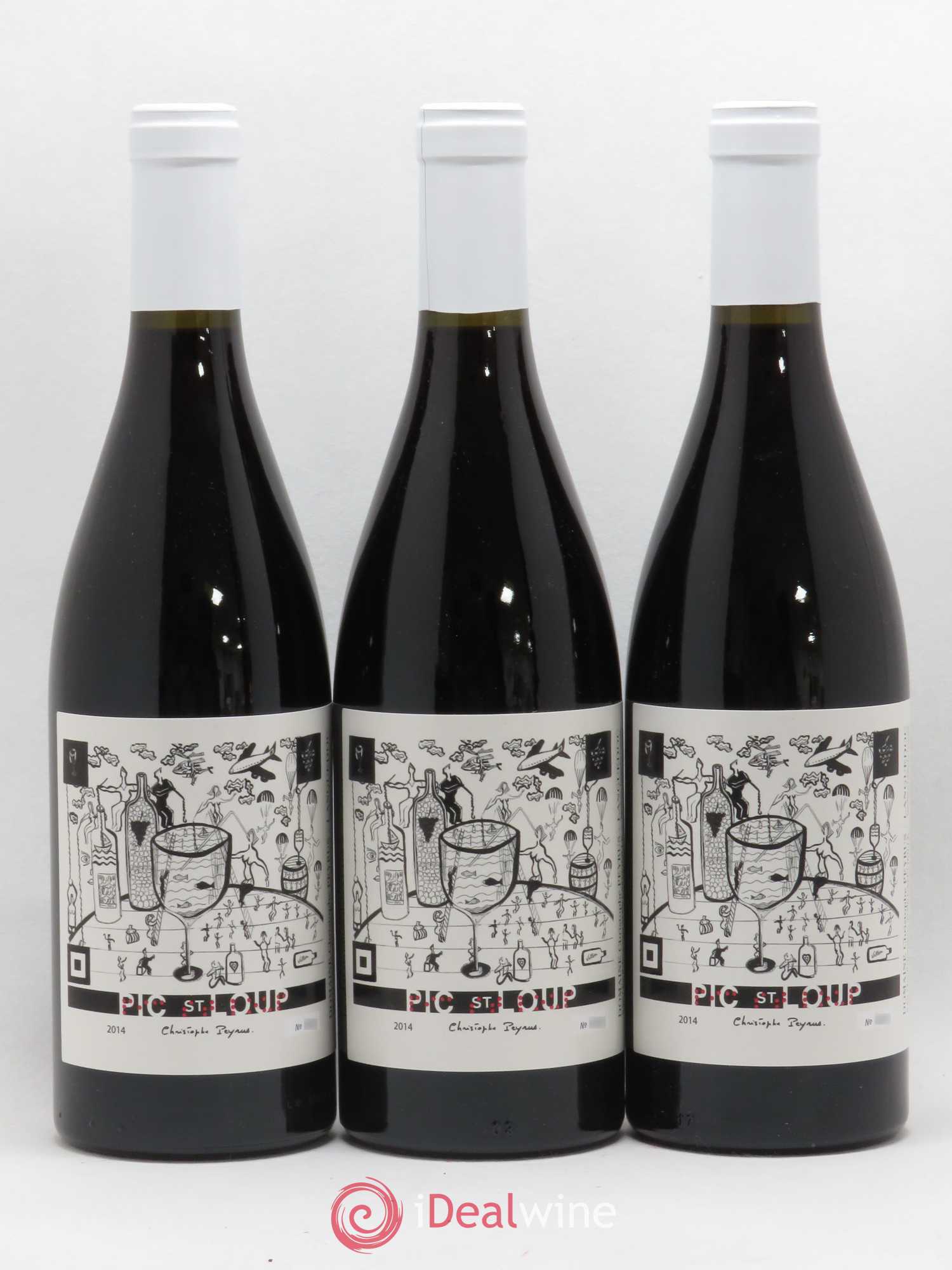 Pic Saint-Loup Clos des Reboussiers (sans prix de réserve) 2014 - Lot de 3 bouteilles - 0