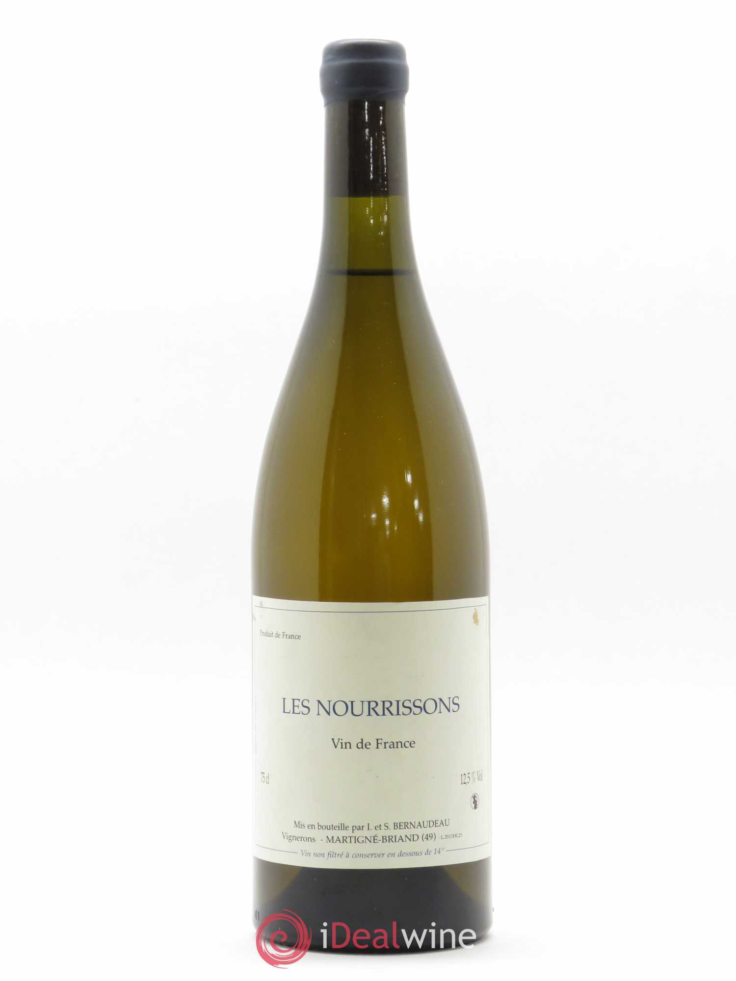 Vin de France Les Nourrissons Stéphane Bernaudeau 2013 - Lot de 1 bouteille - 0