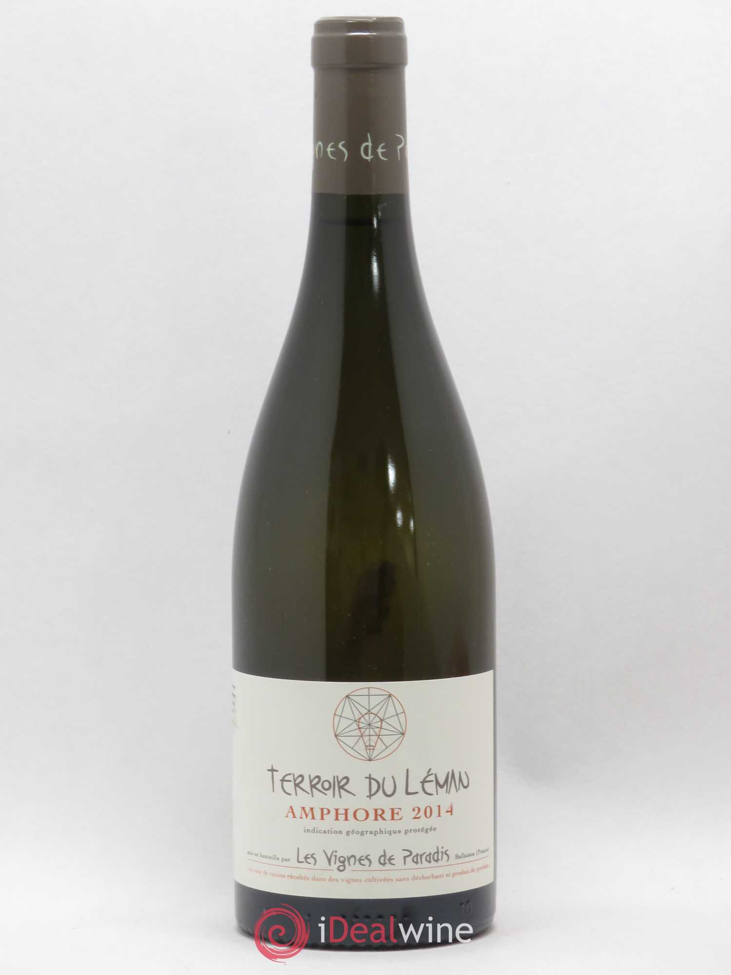 Vin des Allobroges Terroir du Léman Amphore Les Vignes de Paradis (sans prix de réserve) 2014 - Posten von 1 Flasche - 0