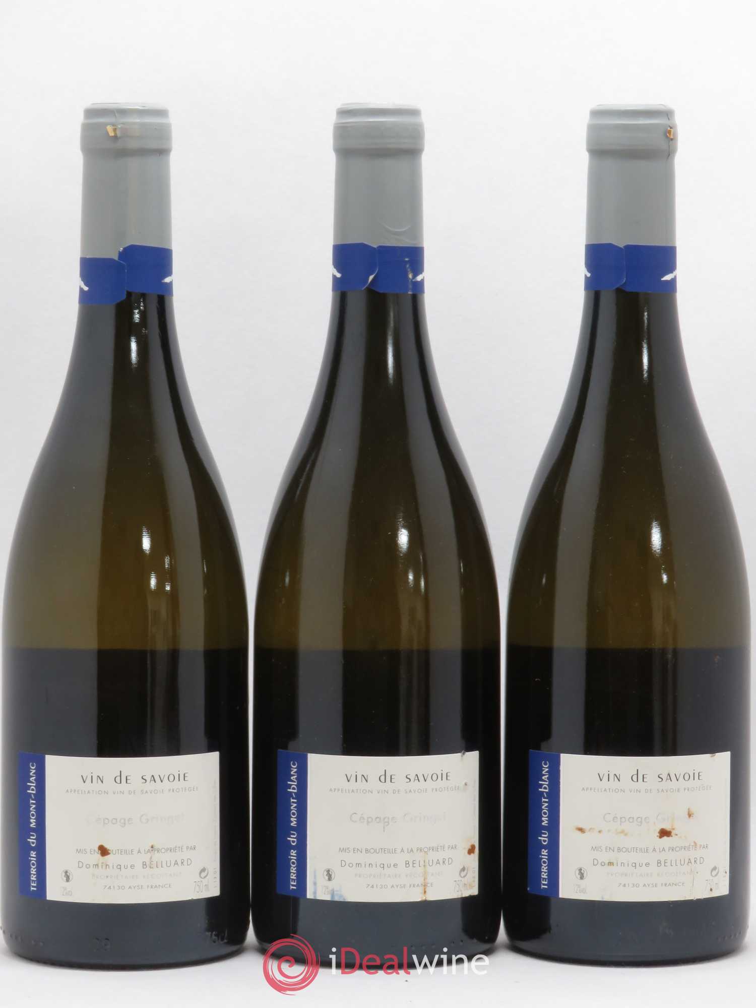 Vin de Savoie Le Feu Domaine Belluard  (sans prix de réserve) 2013 - Lot de 3 bouteilles - 1