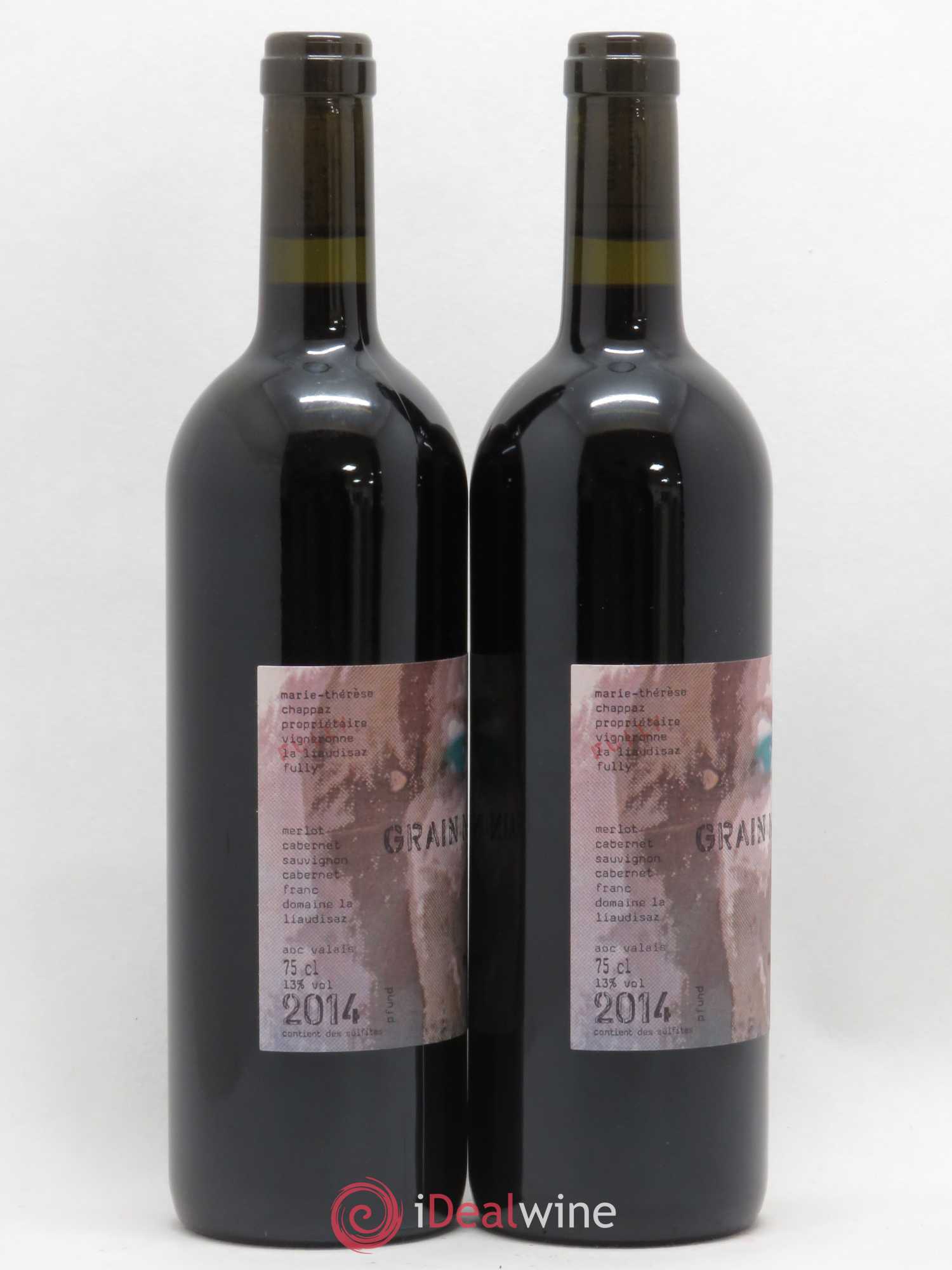 Valais Grain Noir Marie-Thérèse Chappaz - Domaine Des Claives  (ohne Mindestpreis) 2014 - Posten von 2 Flaschen - 1