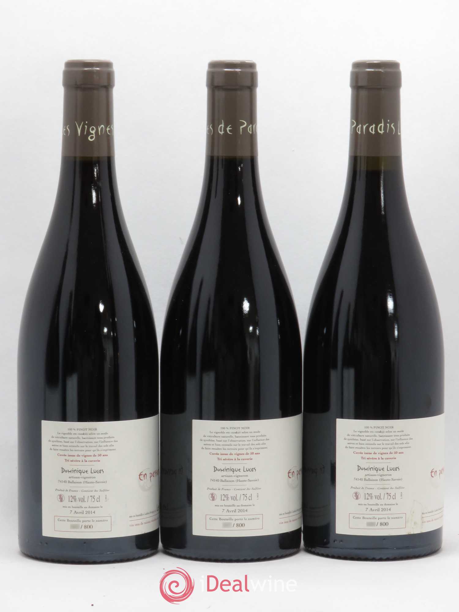 Bourgogne En passant devant le Château Les Vignes du Paradis (sans prix de réserve) 2013 - Posten von 3 Flaschen - 1
