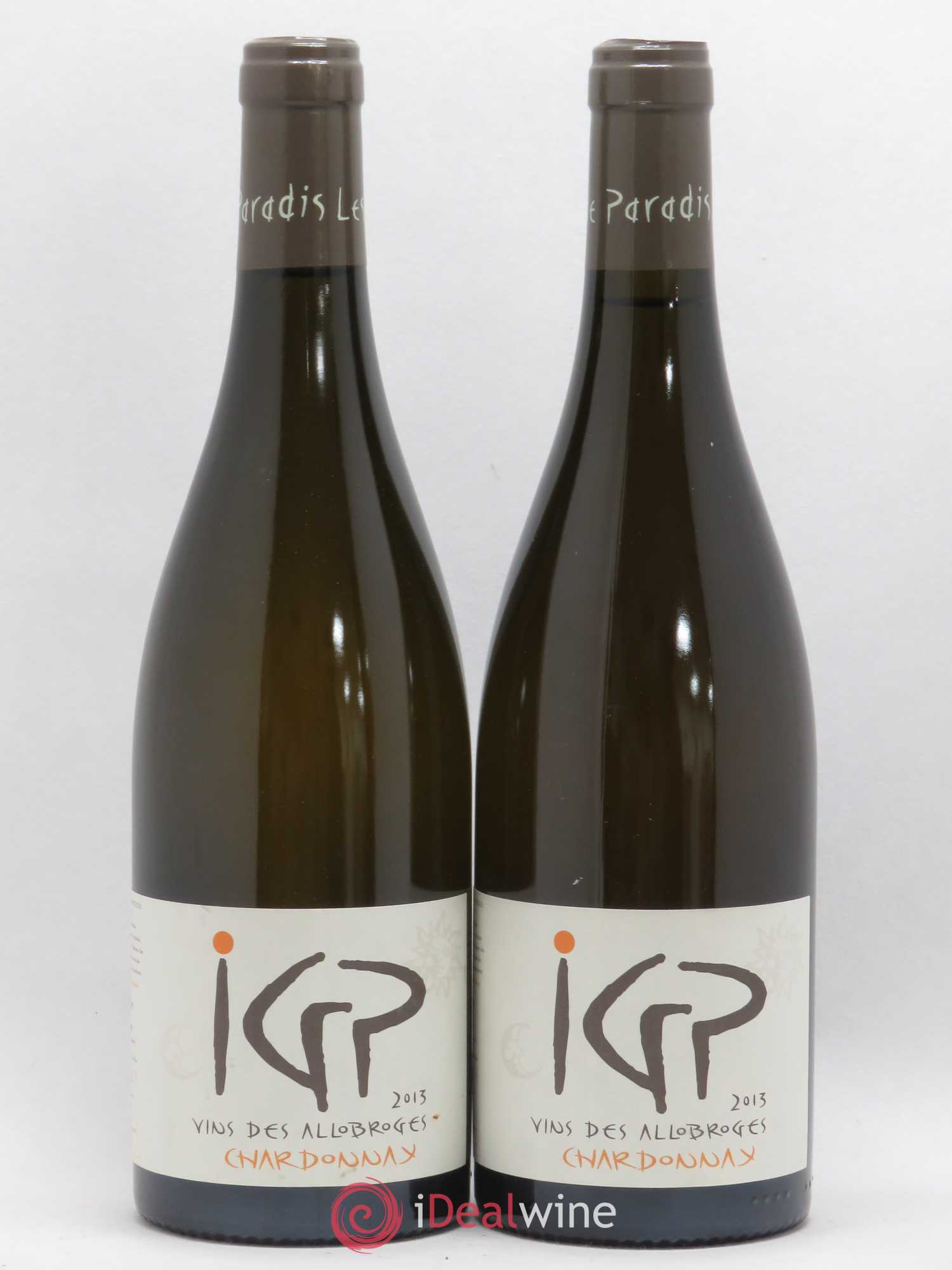 Vin des Allobroges Chardonnay Les Vignes de Paradis (sans prix de réserve) 2013 - Posten von 2 Flaschen - 0