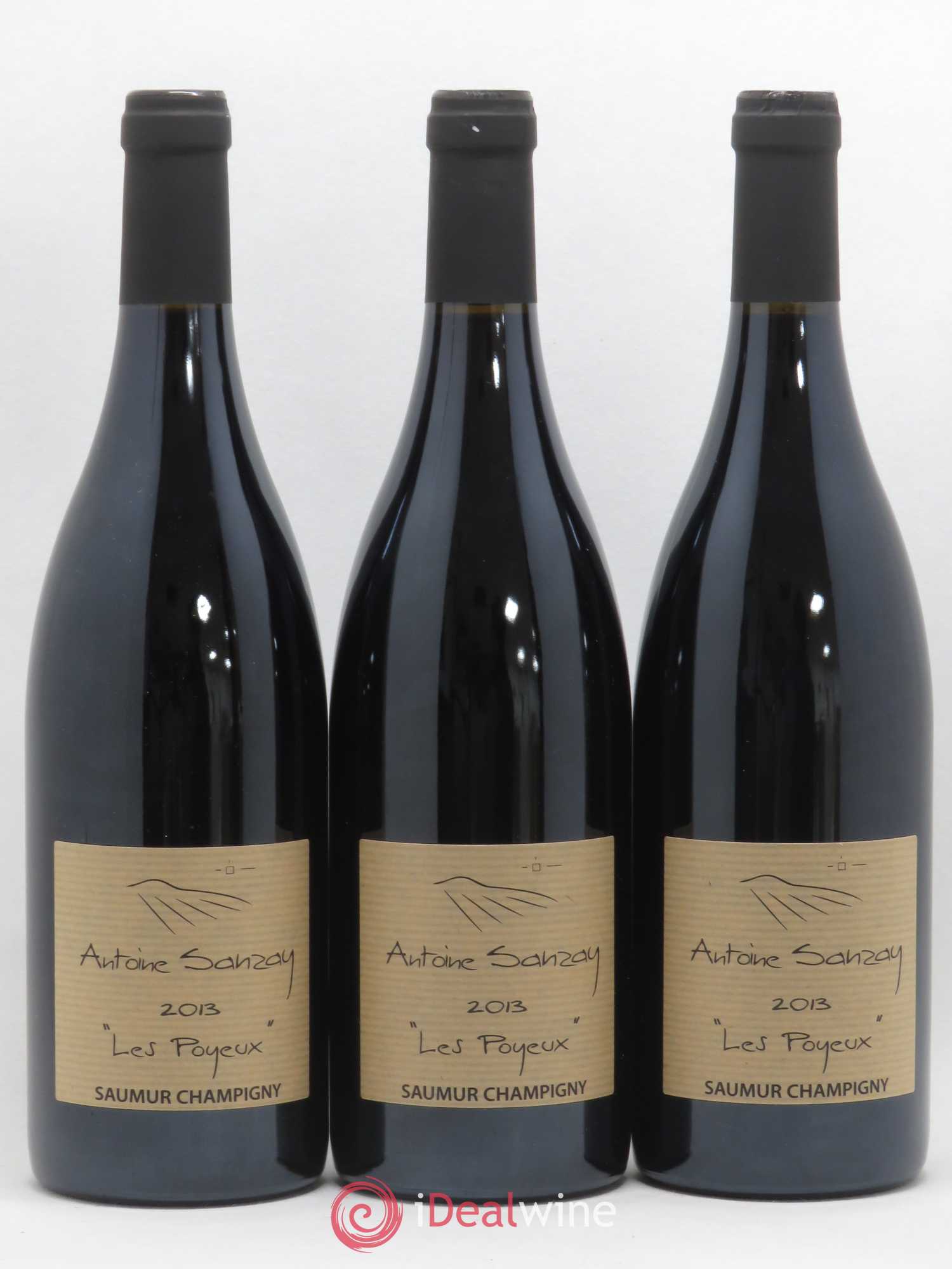 Saumur-Champigny Les Poyeux Antoine Sanzay (sans prix de réserve) 2013 - Lot de 3 bouteilles - 0