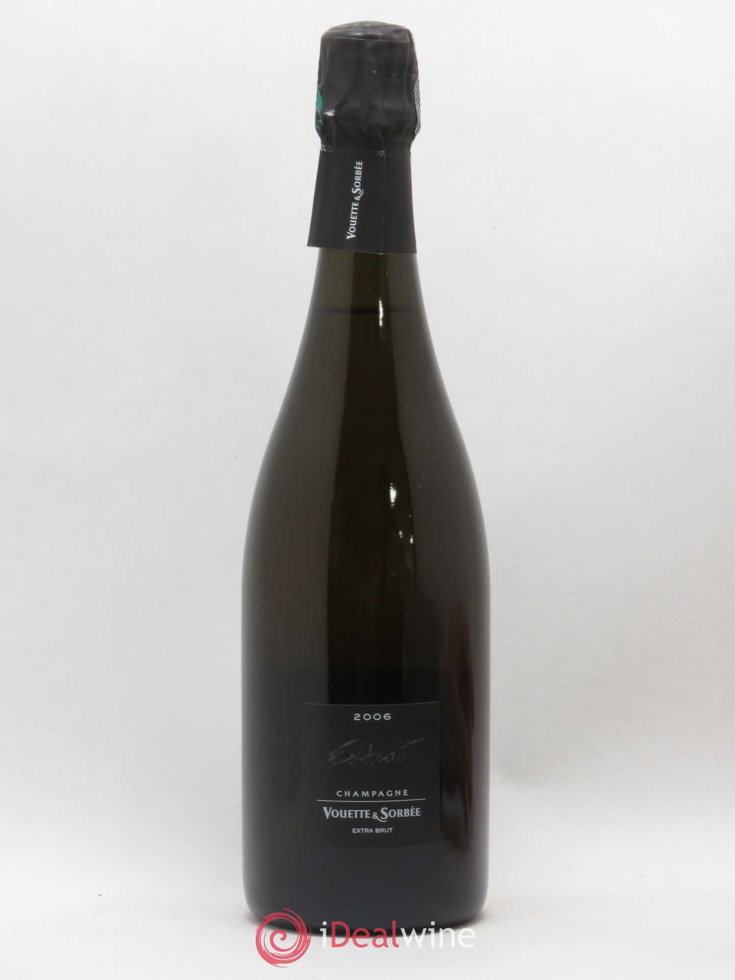 Champagne Extrait R6 Vouette et Sorbée Brut Nature (sans prix de réserve) 2006 - Posten von 1 Flasche - 0