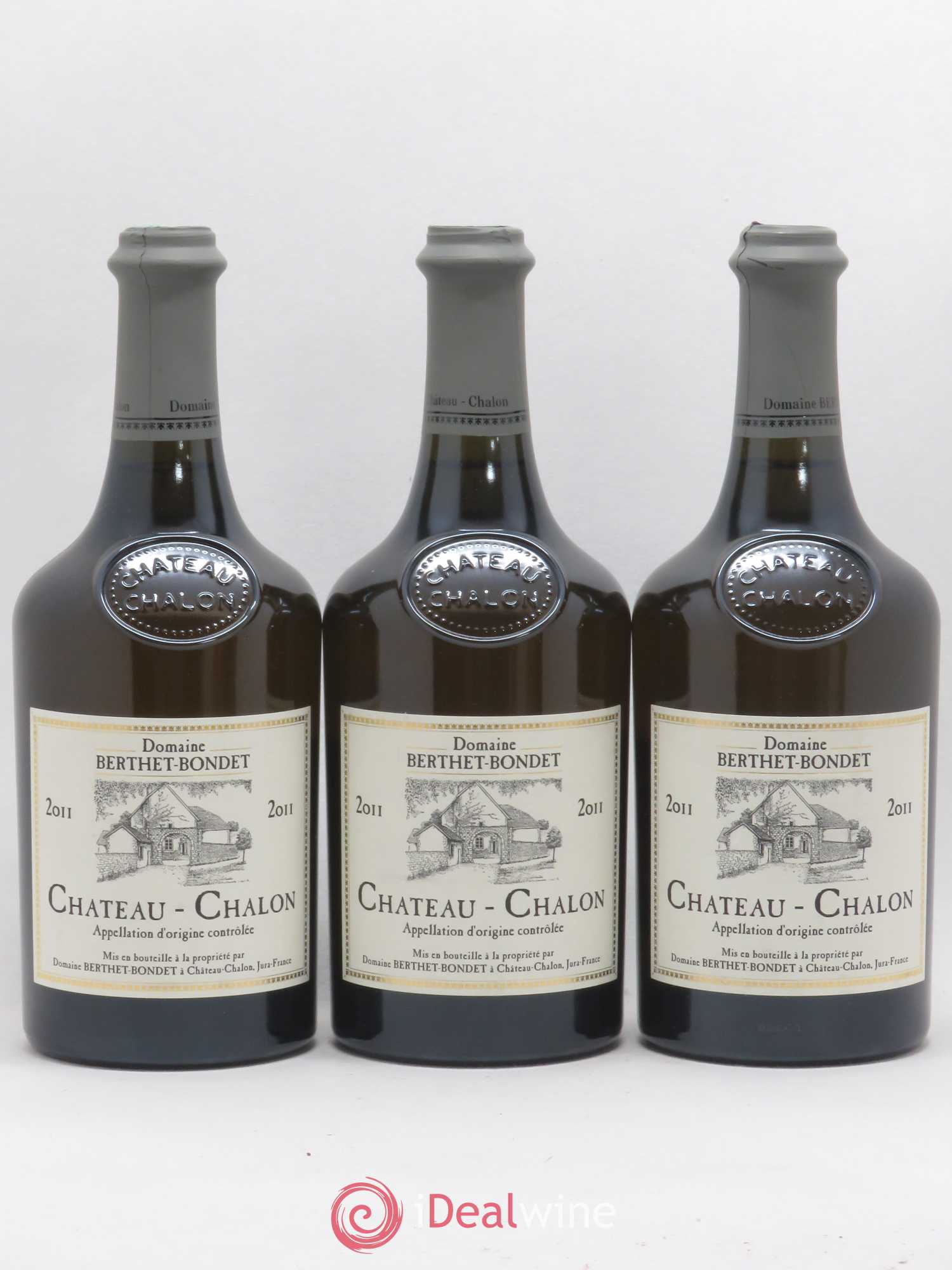 Château-Chalon Berthet-Bondet (sans prix de réserve) 2011 - Lot de 3 bouteilles - 0