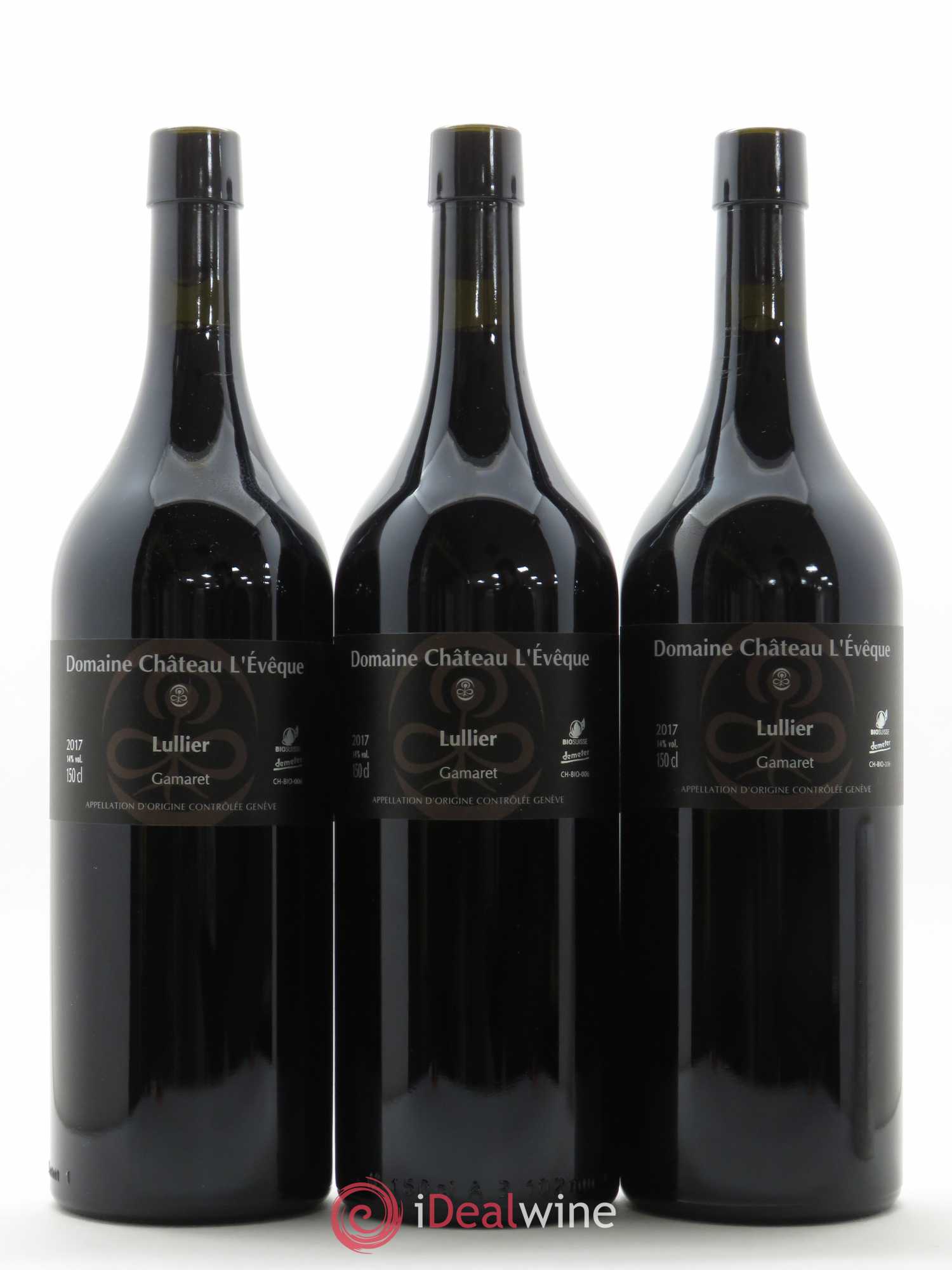 Divers Jussy Château L'Evêque Gamaret/Lullier 2017 - Posten von 3 Magnum - 0