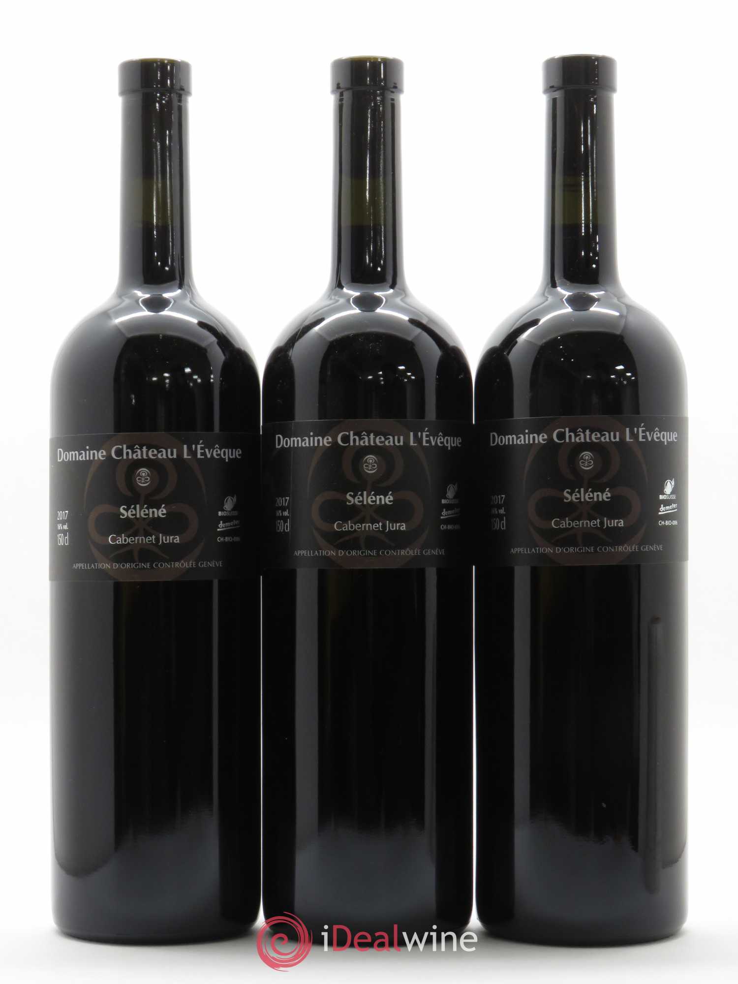 Divers Jussy Château L'Evêque Cabernet Jura Séléné 2017 - Posten von 3 Magnum - 0