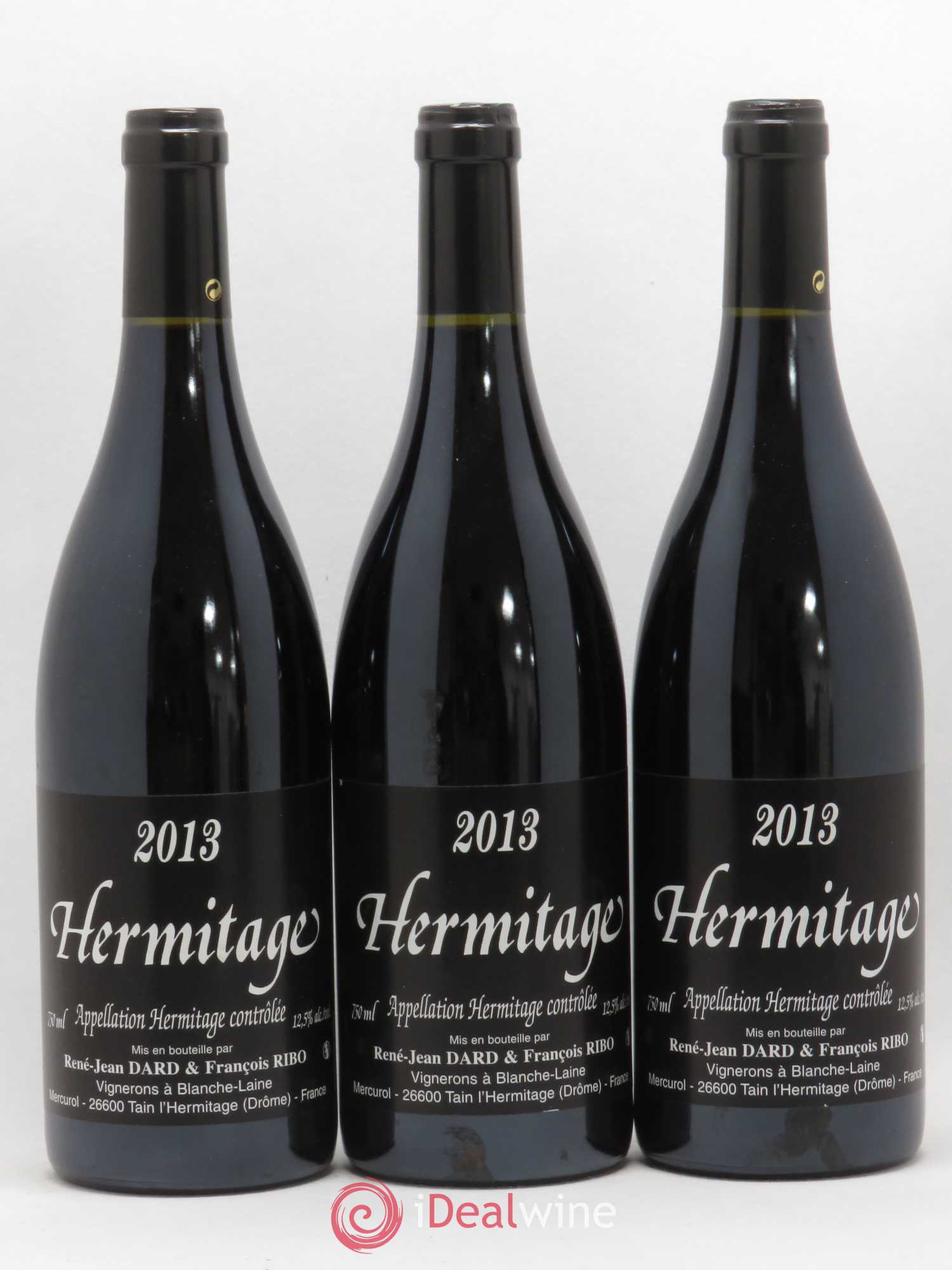 Hermitage Dard et Ribo (Domaine) (sans prix de réserve) 2013 - Lot de 3 bouteilles - 0