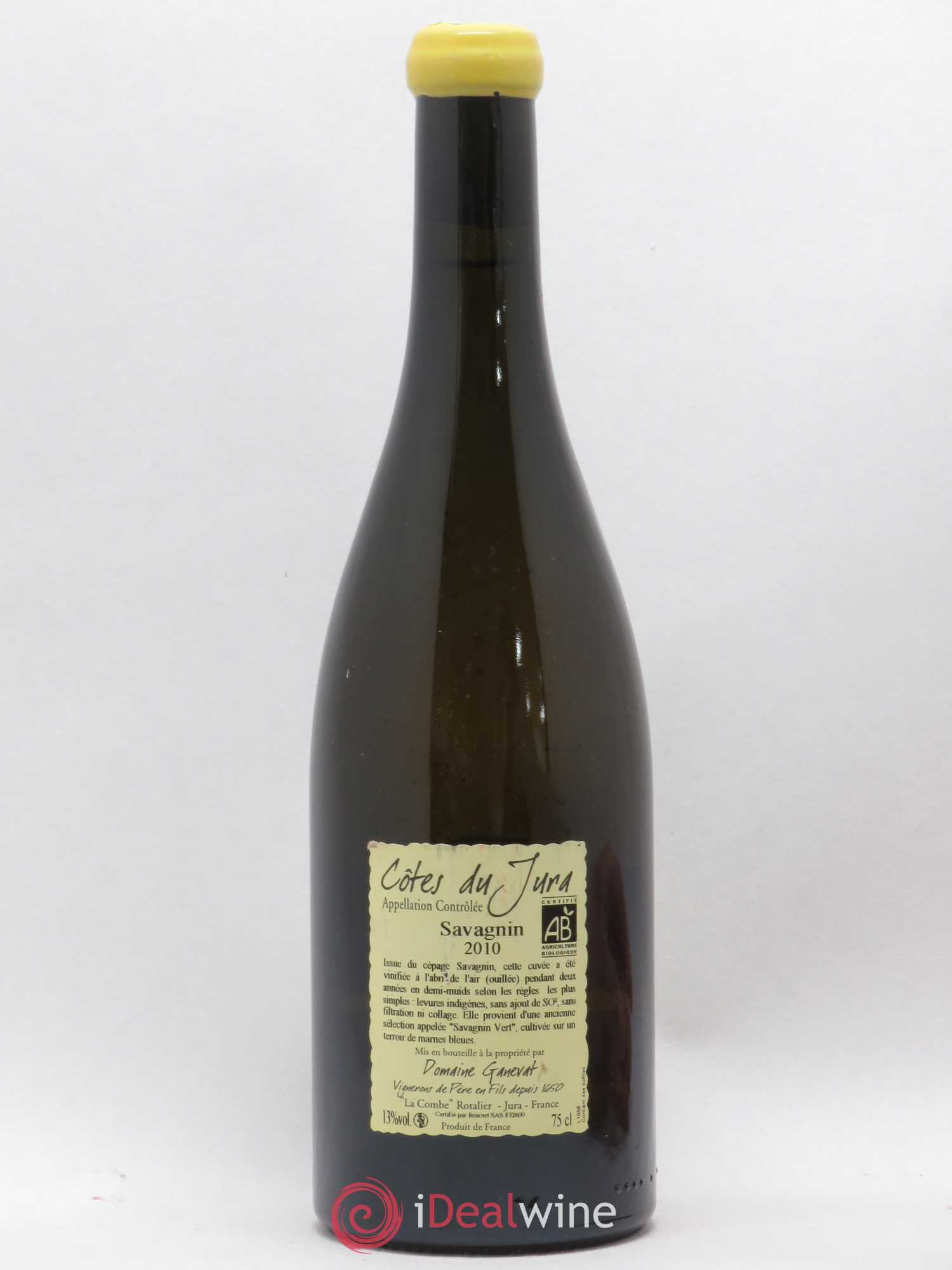 Côtes du Jura Les Chalasses Marnes Bleues Jean-François Ganevat (Domaine) (sans prix de réserve) 2010 - Lot de 1 bouteille - 1