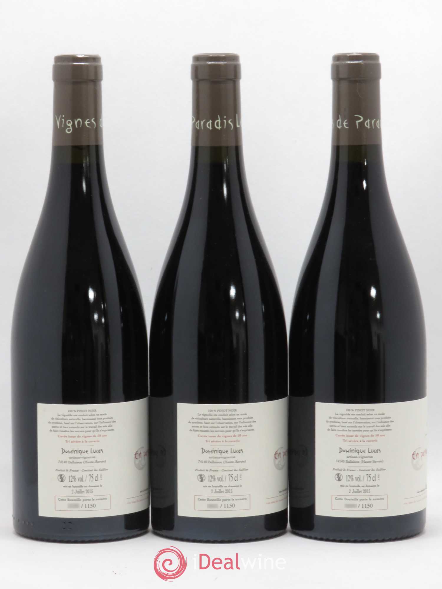 Vin de France En passant devant le Château Les Vignes du Paradis (sans prix de réserve) 2014 - Posten von 3 Flaschen - 1
