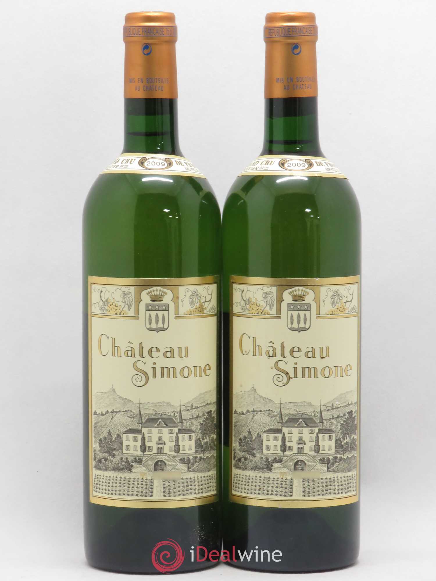 Palette Château Simone Famille Rougier (sans prix de réserve) 2009 - Lot de 2 bouteilles - 0