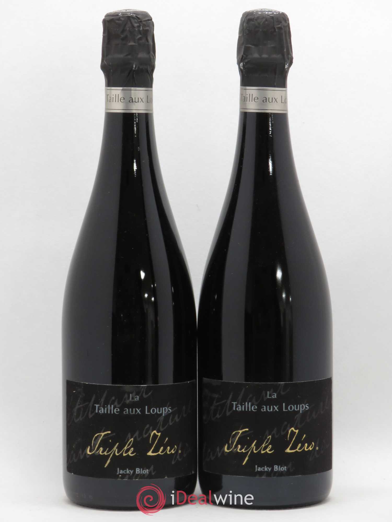 Montlouis-sur-Loire Triple Zéro La Taille aux Loups - Jacky Blot (sans prix de réserve) - Lot de 2 bouteilles - 0