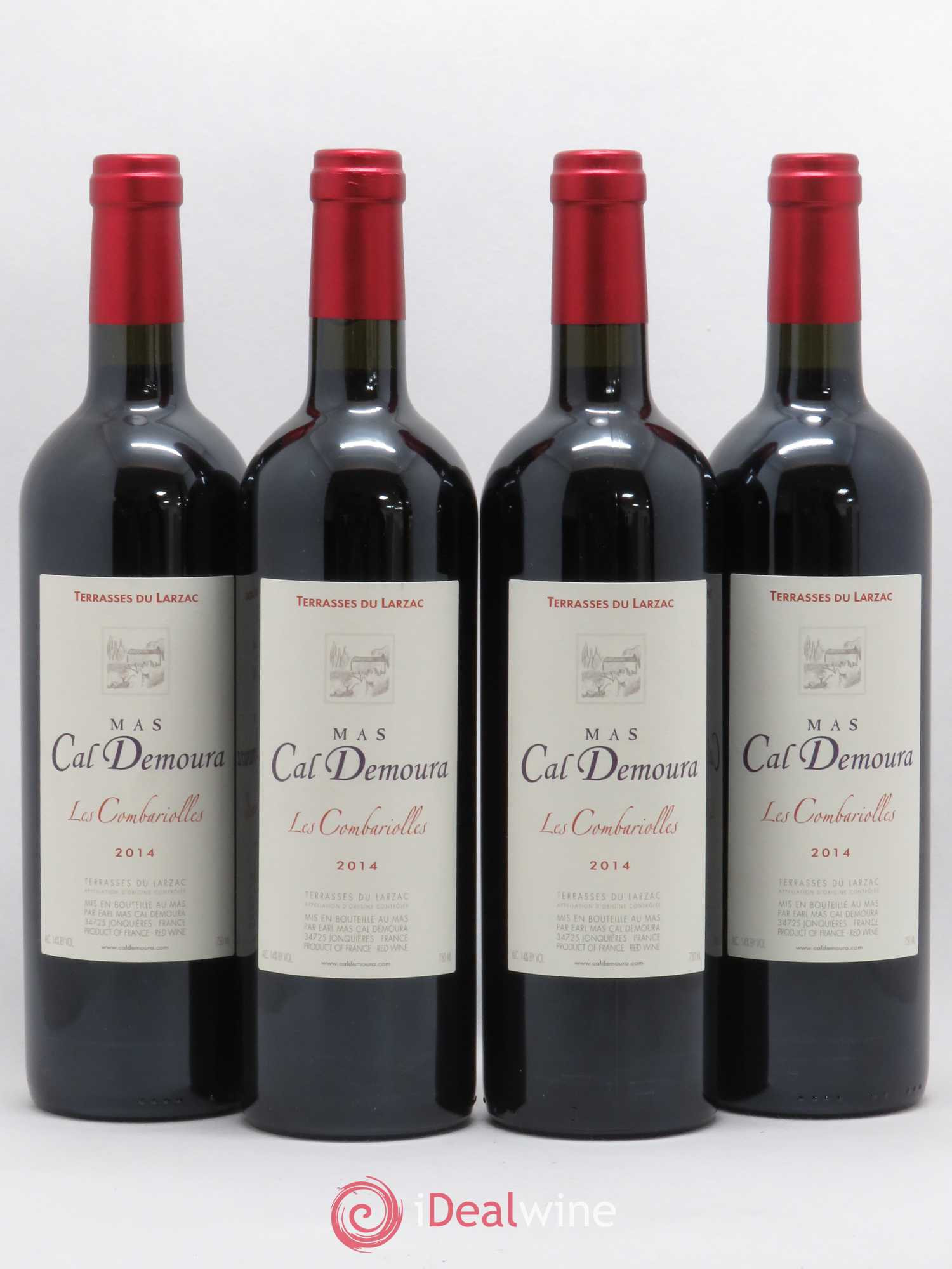 Terrasses du Larzac Les Combariolles Mas Cal Demoura (senza prezzo di riserva) 2014 - Lotto di 4 bottiglie - 0
