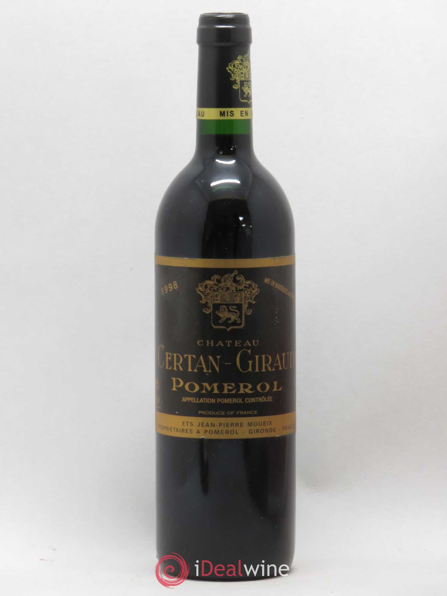 Château Certan Giraud (sans prix de réserve) 1998 - Lot de 1 bouteille - 0