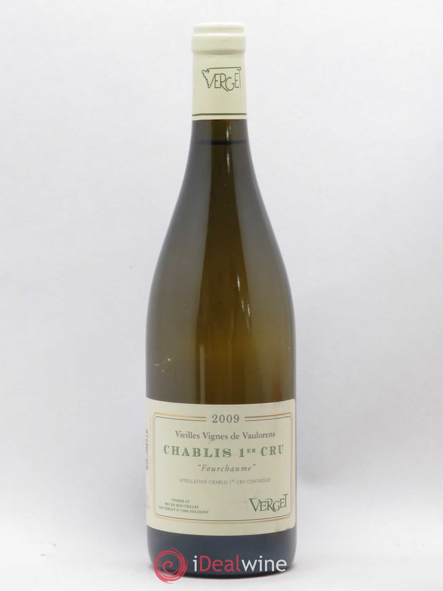 Chablis 1er Cru Fourchaume Vieilles vignes de Vaulorens Verget (sans prix de réserve) 2009 - Lot de 1 bouteille - 0