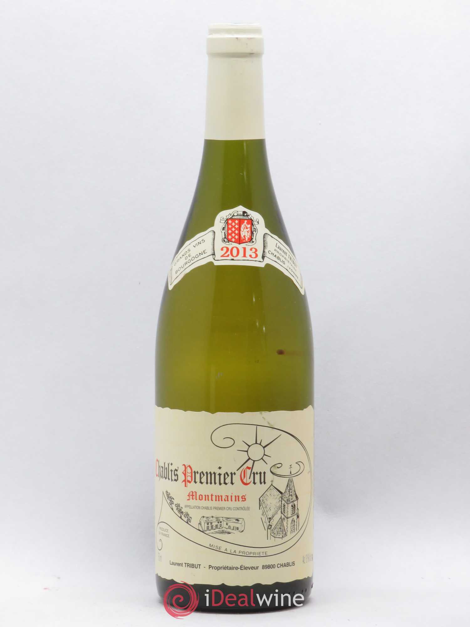 Chablis 1er Cru Montmains Laurent Tribut (sans prix de réserve) 2013 - Lot de 1 bouteille - 0