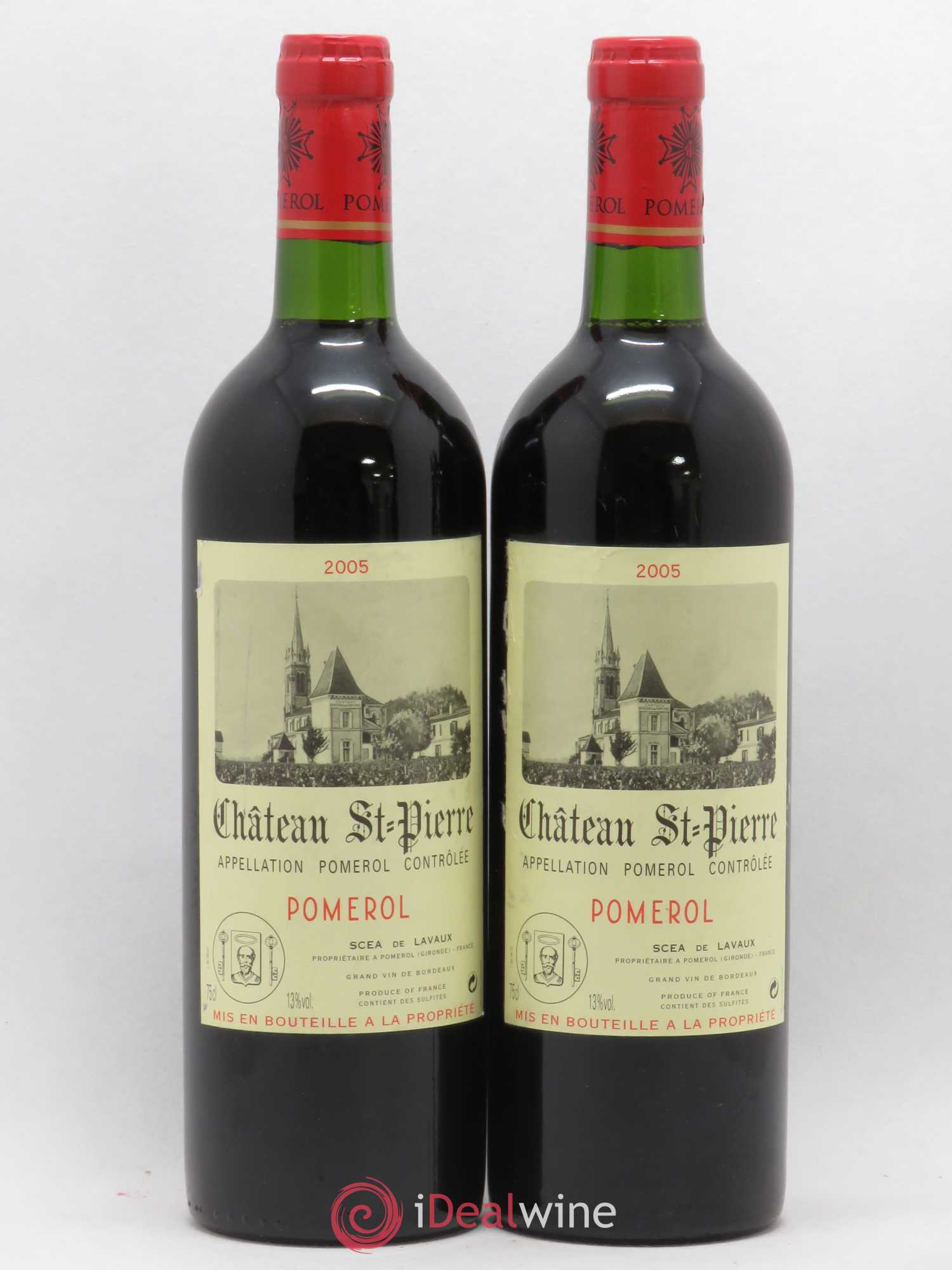 Château Saint-Pierre (sans prix de réserve) 2005 - Lot de 2 bouteilles - 0