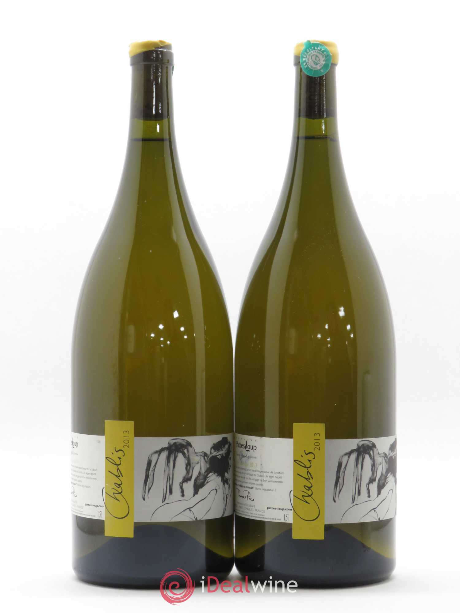 Chablis Vent d'Ange Pattes Loup (Domaine) 2013 - Lotto di 2 magnum - 0