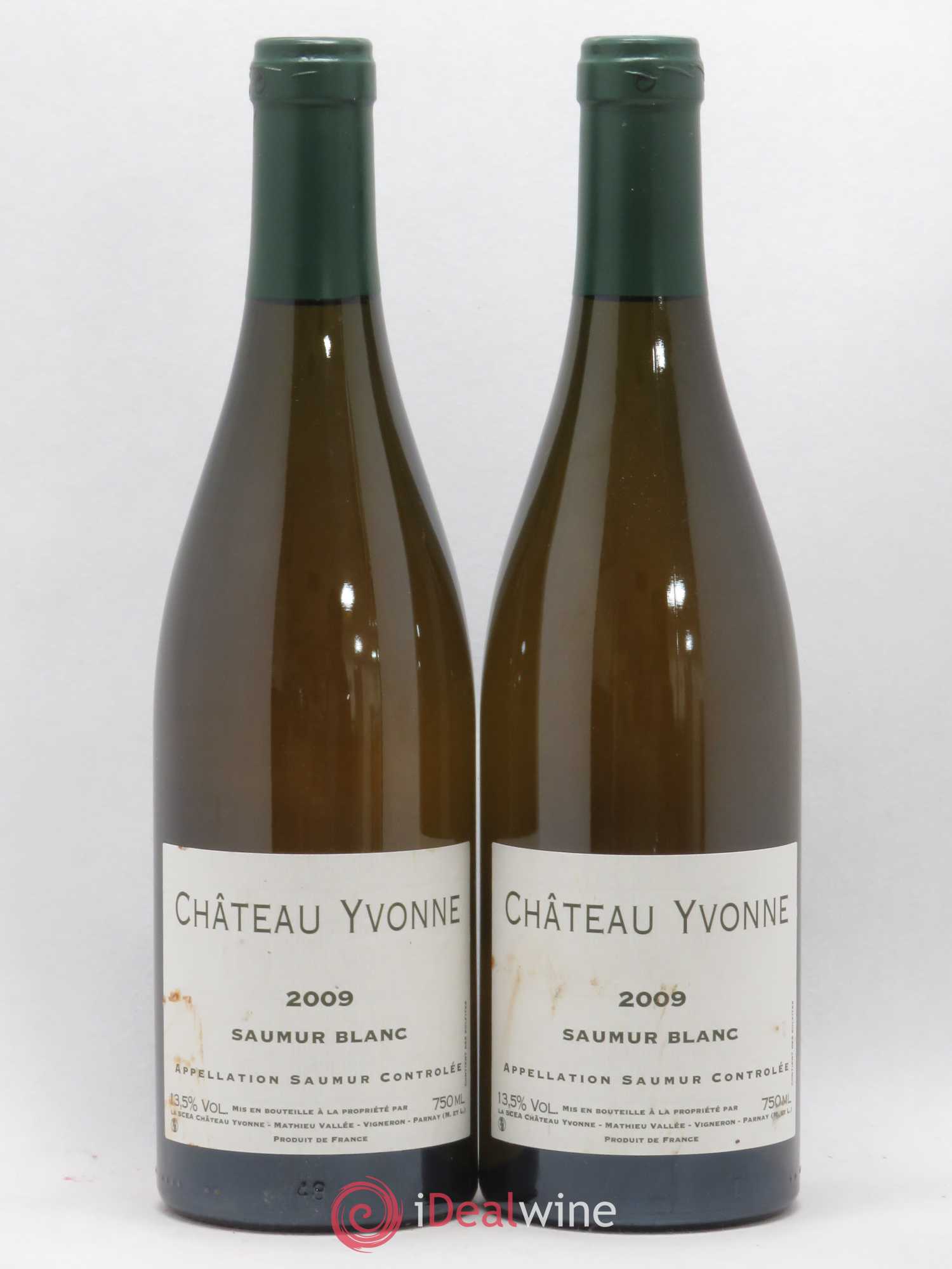 Saumur Château Yvonne (sans prix de réserve) 2009 - Lot de 2 bouteilles - 0