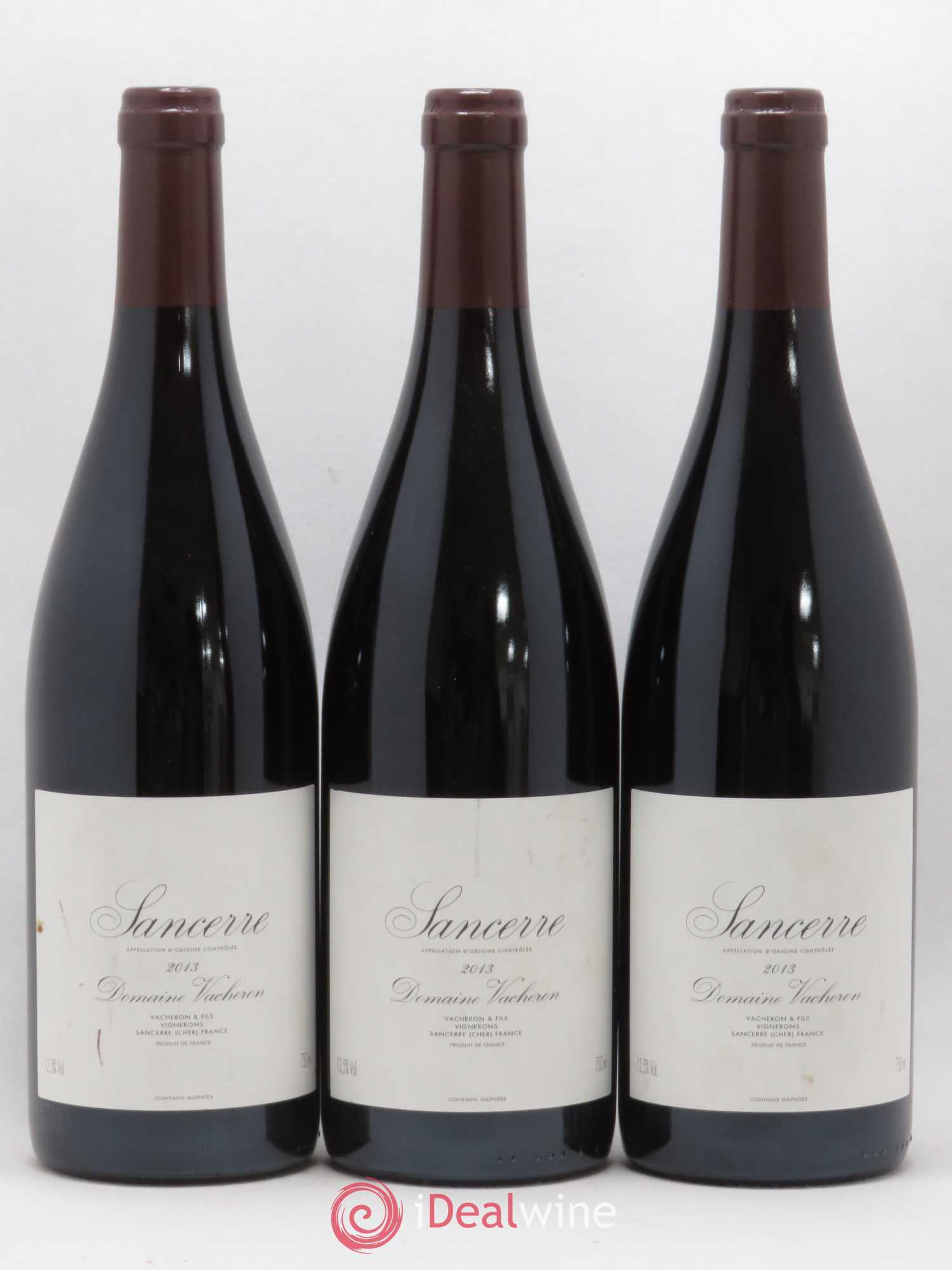 Sancerre Domaine Vacheron et Fils (sans prix de réserve) 2013 - Lot de 3 bouteilles - 0