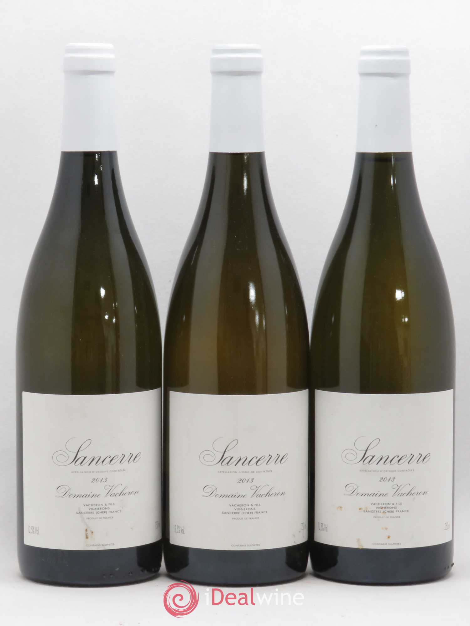 Sancerre Domaine Vacheron et Fils (sans prix de réserve) 2013 - Lot de 3 bouteilles - 0