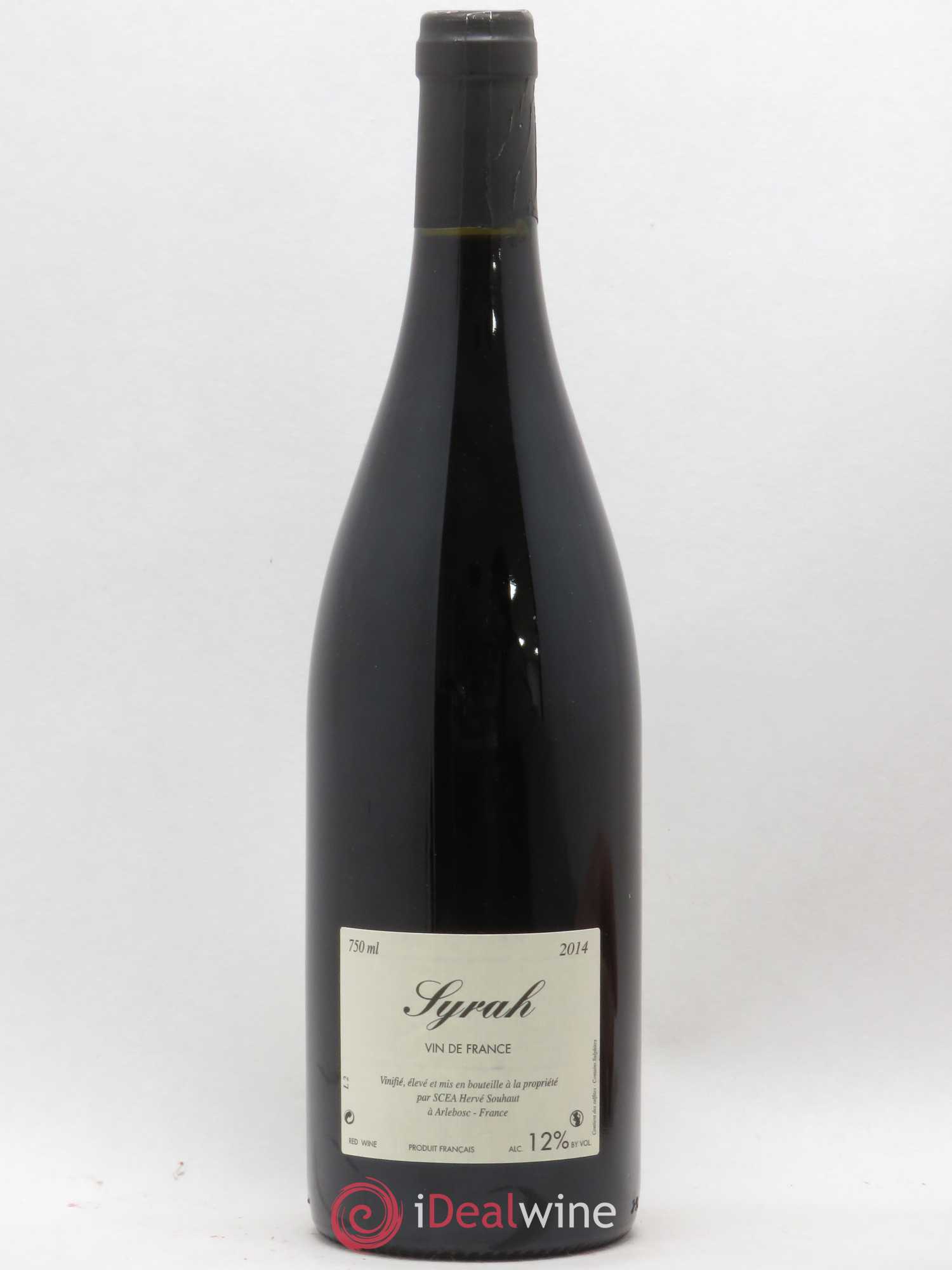 Vin de France Syrah Hervé Souhaut - Domaine Romaneaux-Destezet (sans prix de réserve) 2014 - Lot de 1 bouteille - 1