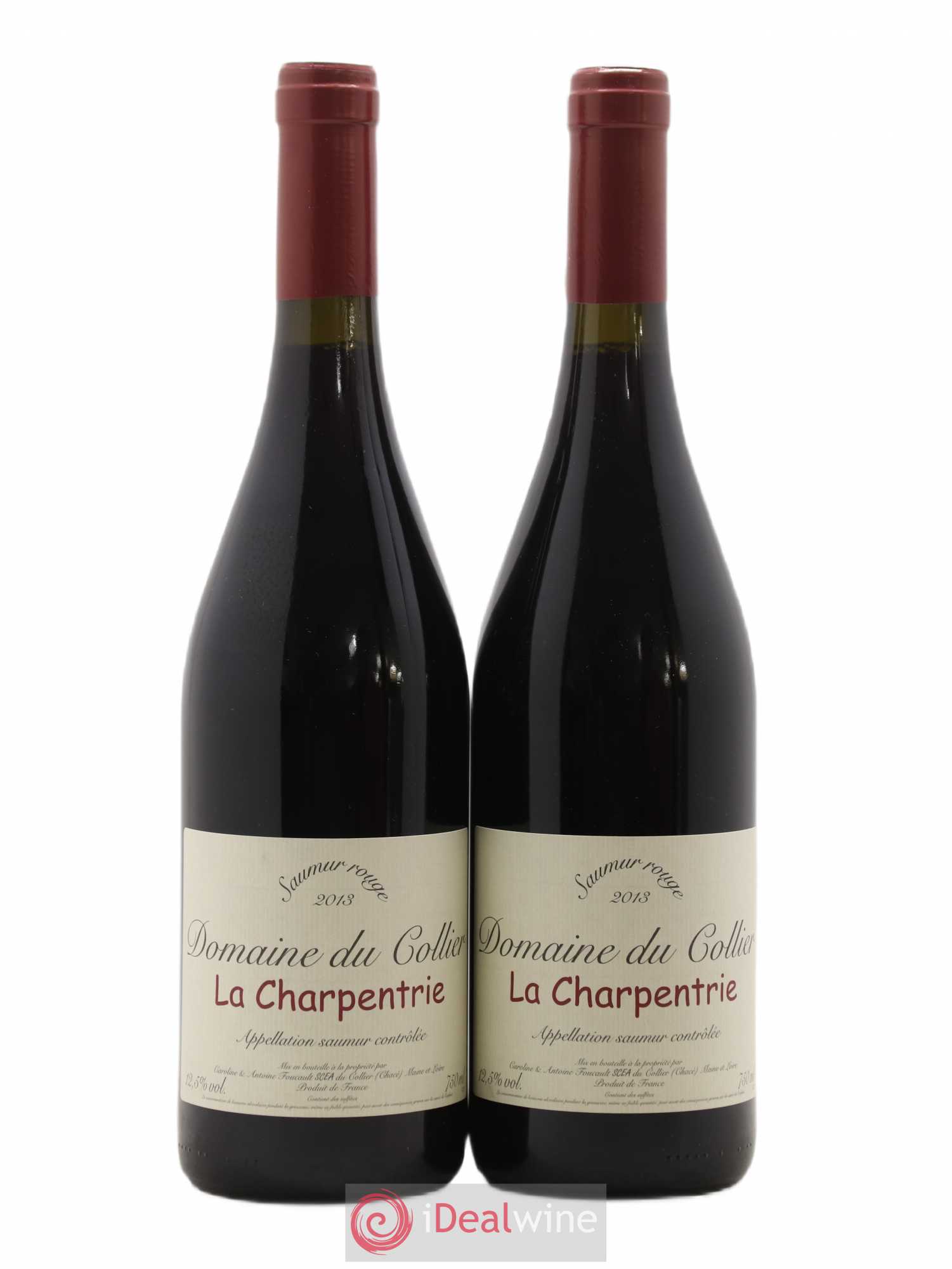 Saumur La Charpentrie Domaine du Collier (sans prix de réserve) 2013 - Lot de 2 bouteilles - 0