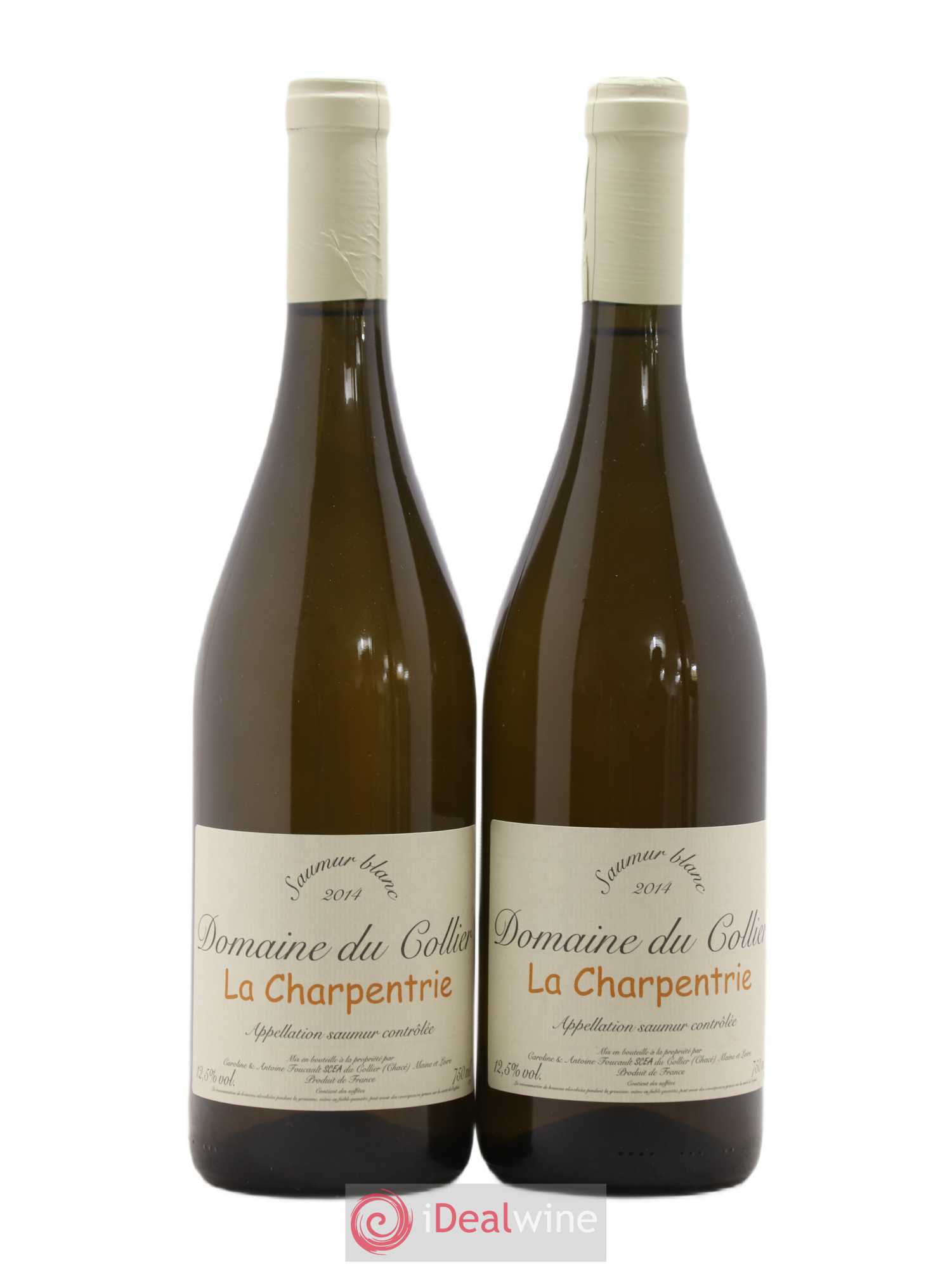 Saumur La Charpentrie Domaine du Collier (sans prix de réserve) 2014 - Lot de 2 bouteilles - 0