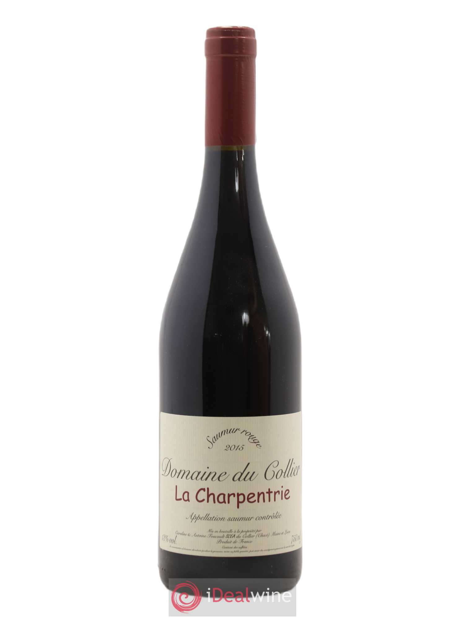 Saumur La Charpentrie Domaine du Collier (sans prix de réserve) 2015 - Lot de 1 bouteille - 0