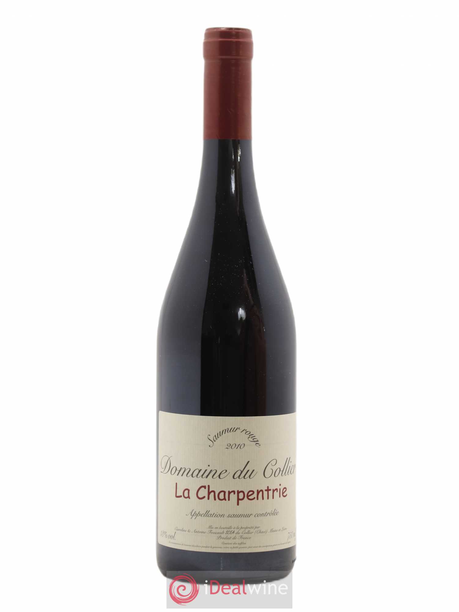 Saumur La Charpentrie Domaine du Collier (sans prix de réserve) 2010 - Lot de 1 bouteille - 0