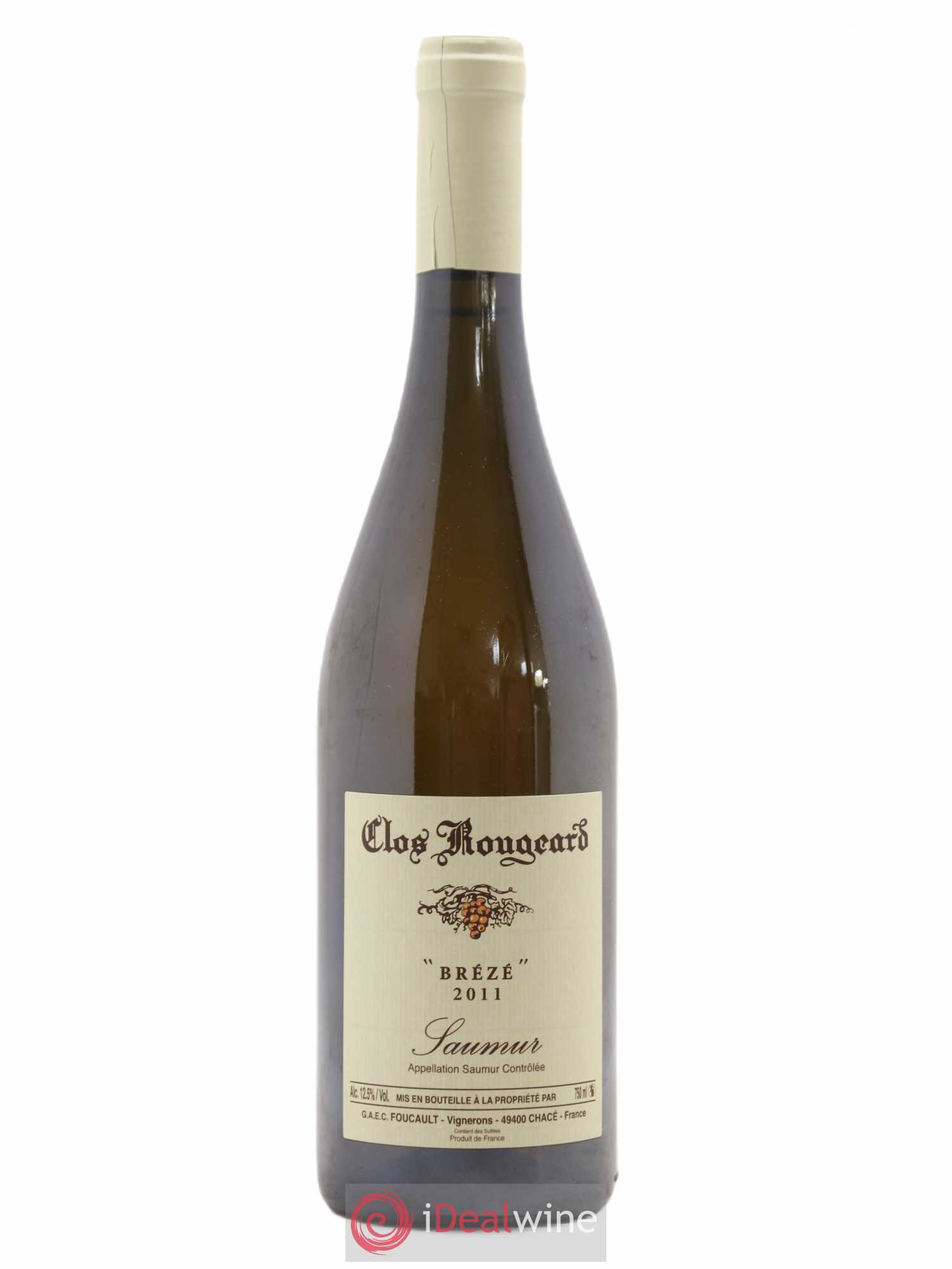 Saumur Brézé Clos Rougeard (sans prix de réserve) 2011 - Lot de 1 bouteille - 0
