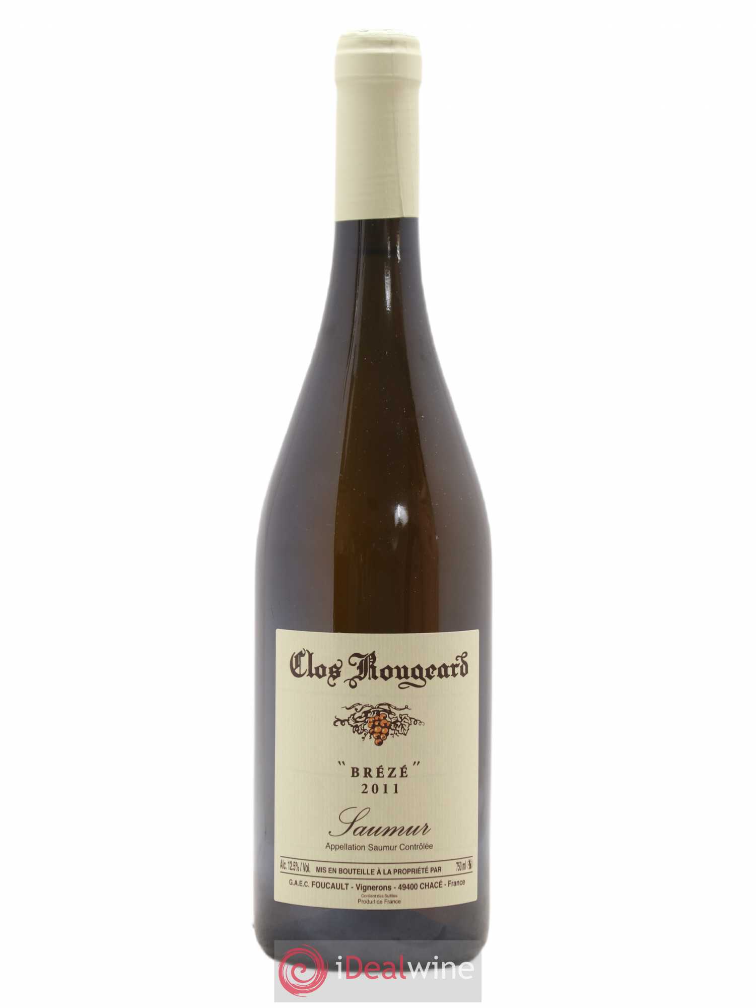 Saumur Brézé Clos Rougeard (sans prix de réserve) 2011 - Lot de 1 bouteille - 0