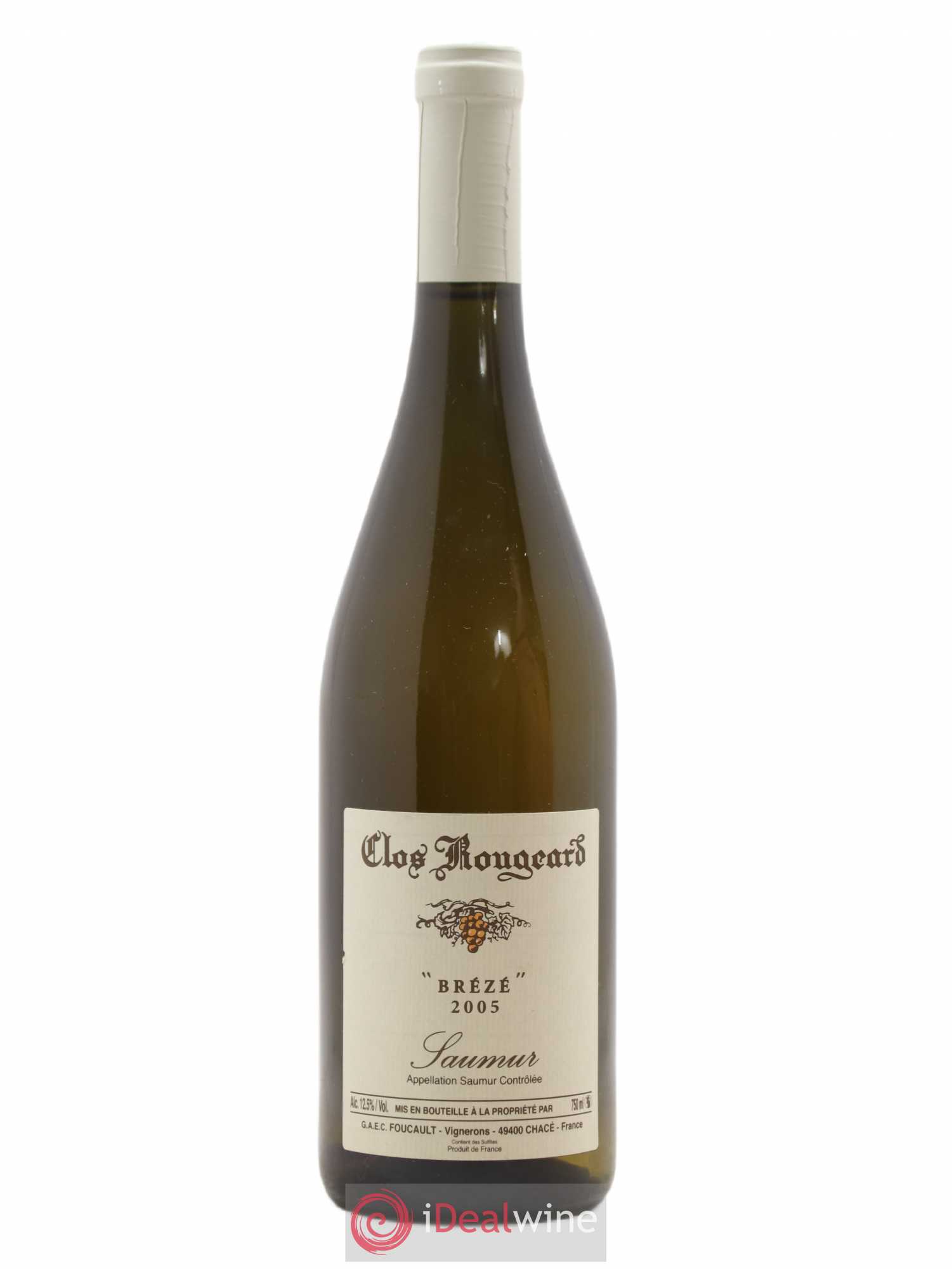 Saumur Brézé Clos Rougeard (sans prix de réserve) 2005 - Lot de 1 bouteille - 0